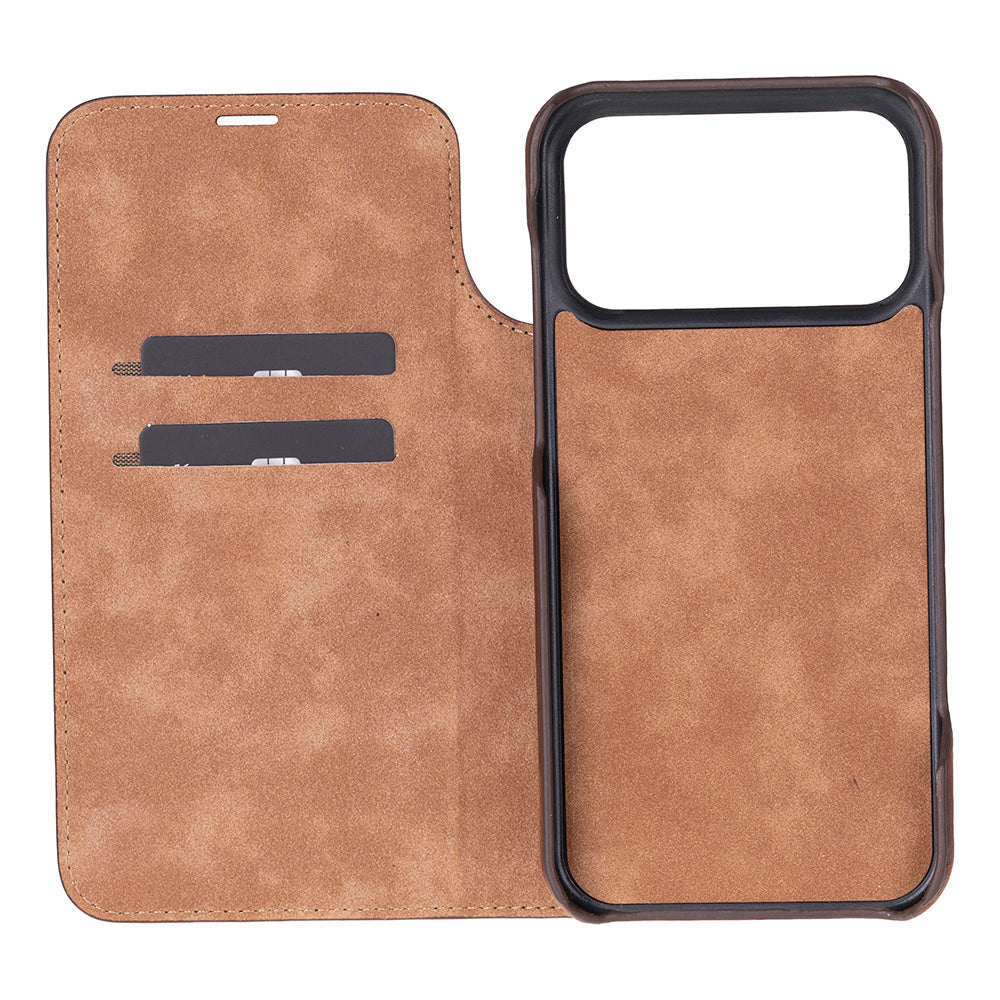 Sonat Genuine Leather iPhone 17 Pro Max Folio Case