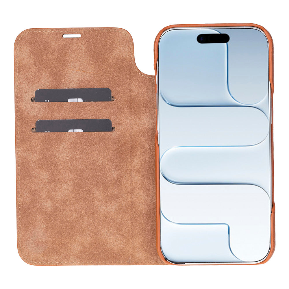 Sonat Genuine Leather iPhone 17 Air Folio Case