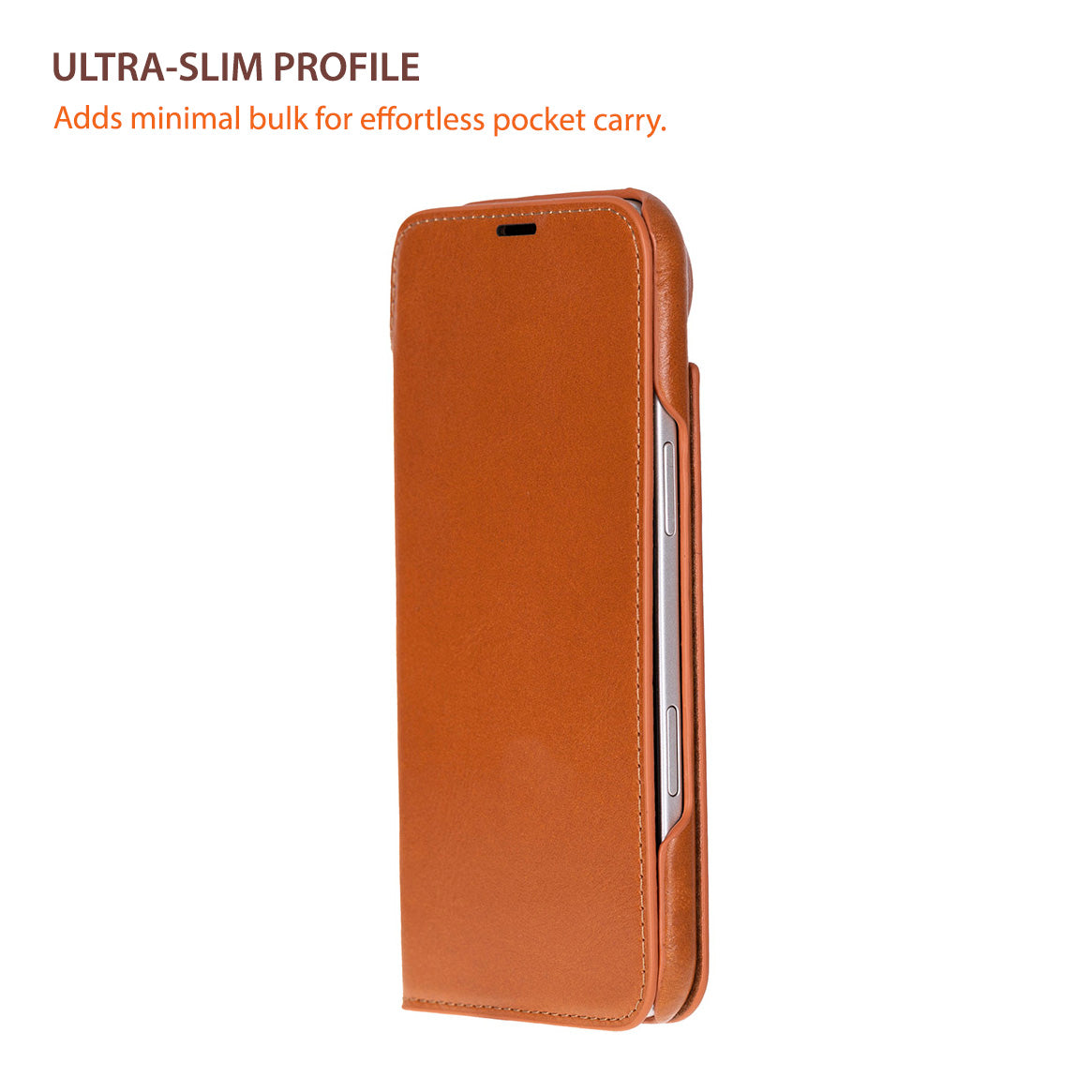 Sonat iPhone 17 Air Leather Folio Case