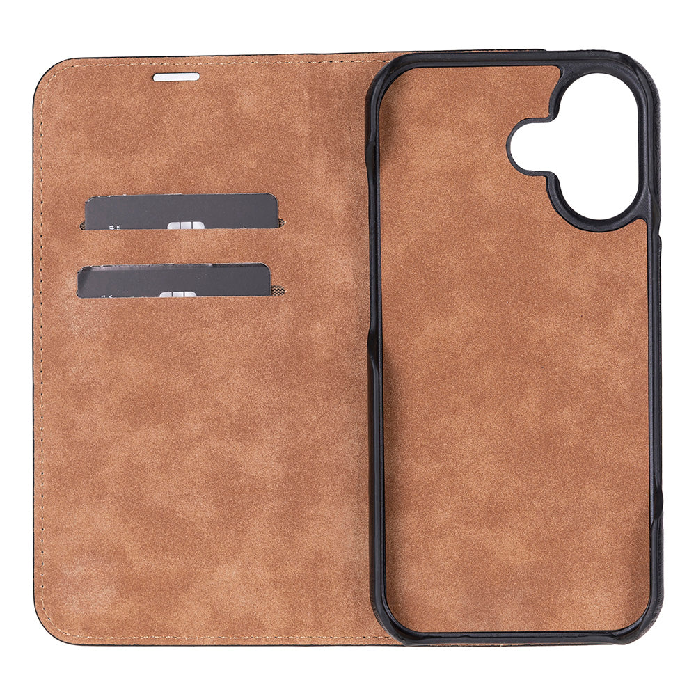 Sonat Genuine Leather iPhone 17 Folio Case