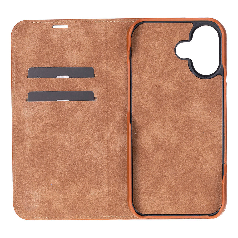 Sonat Genuine Leather iPhone 17 Folio Case