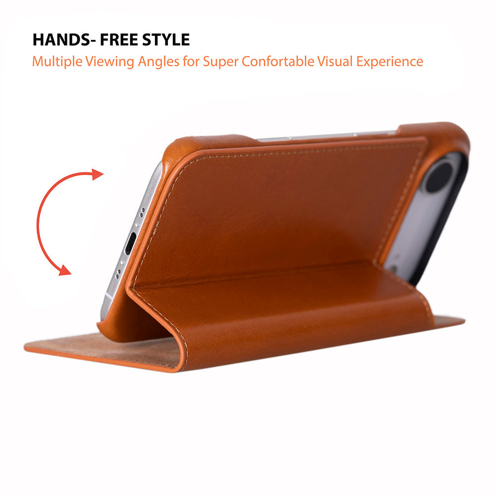 Sonat Genuine Leather iPhone 17 Air Folio Case