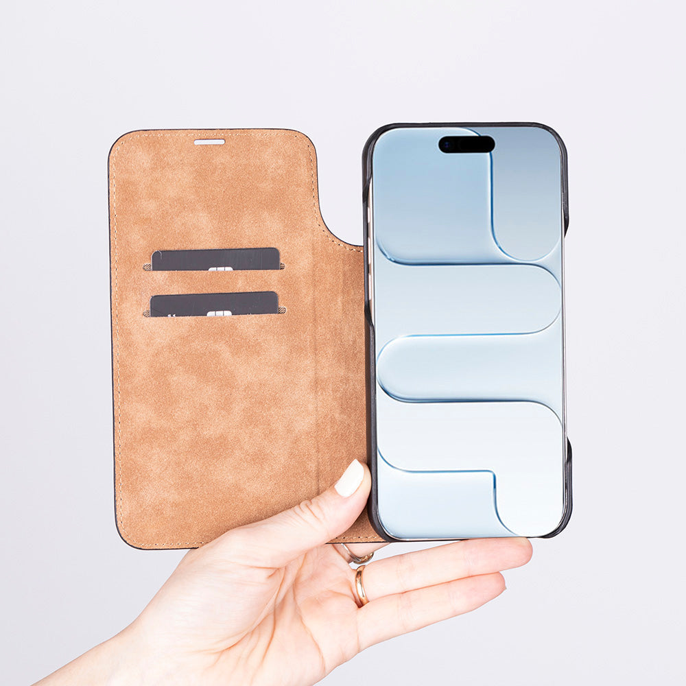 Sonat iPhone 17 Leather Folio Case