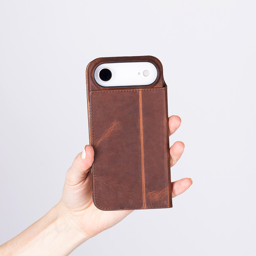 Sonat Genuine Leather iPhone 17 Air Folio Case