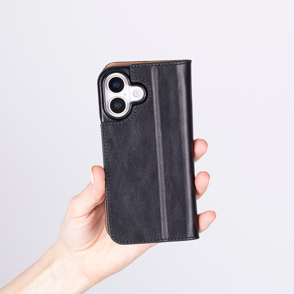 Sonat Genuine Leather iPhone 17 Folio Case