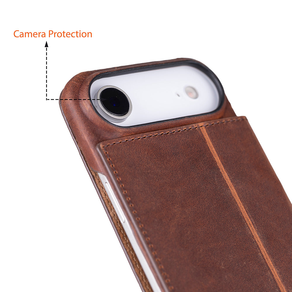Sonat Genuine Leather iPhone 17 Air Folio Case