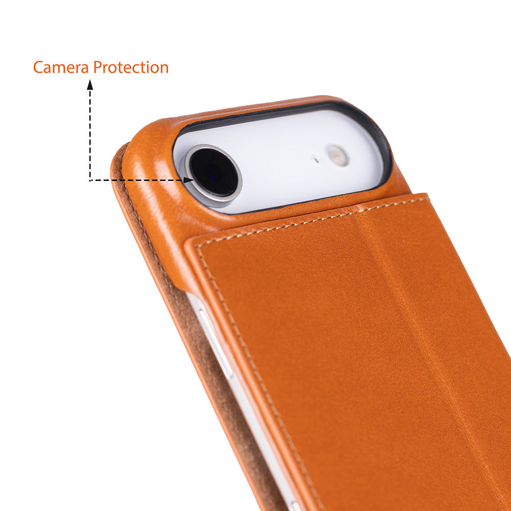 Sonat Genuine Leather iPhone 17 Air Folio Case