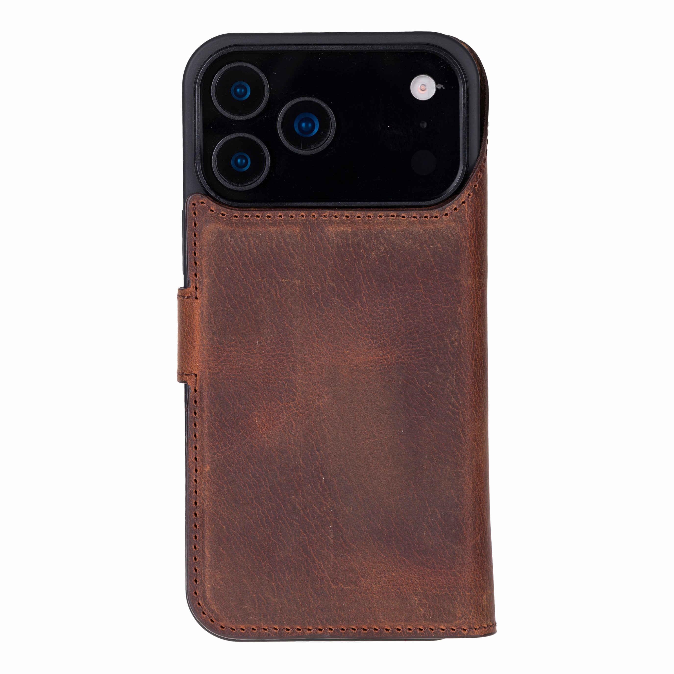Liluri iPhone 17 Pro Max Detachable Genuine Leather Case