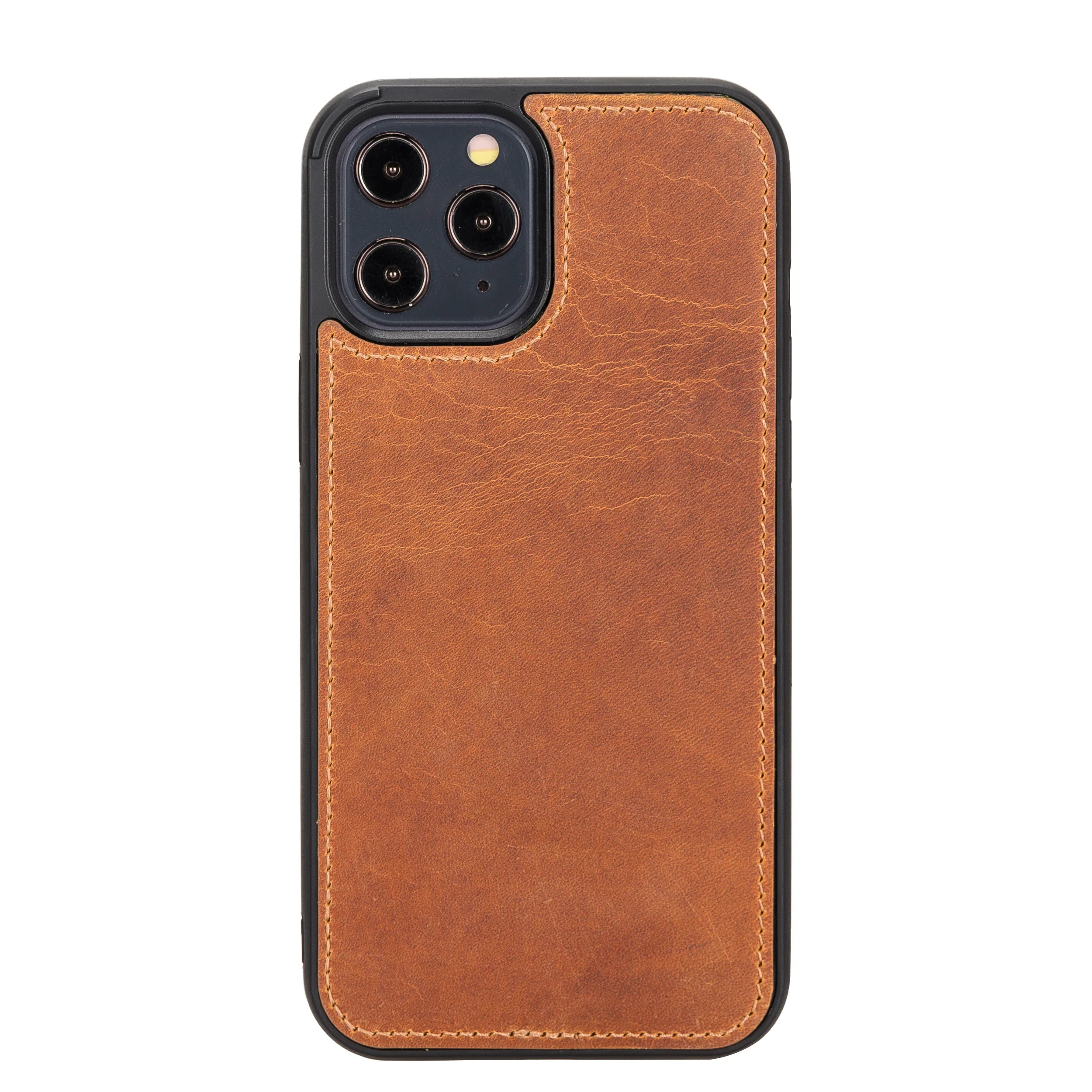 Magic iPhone 12 Pro Max Çıkarılabilir Hakiki Deri Cüzdan Kılıf