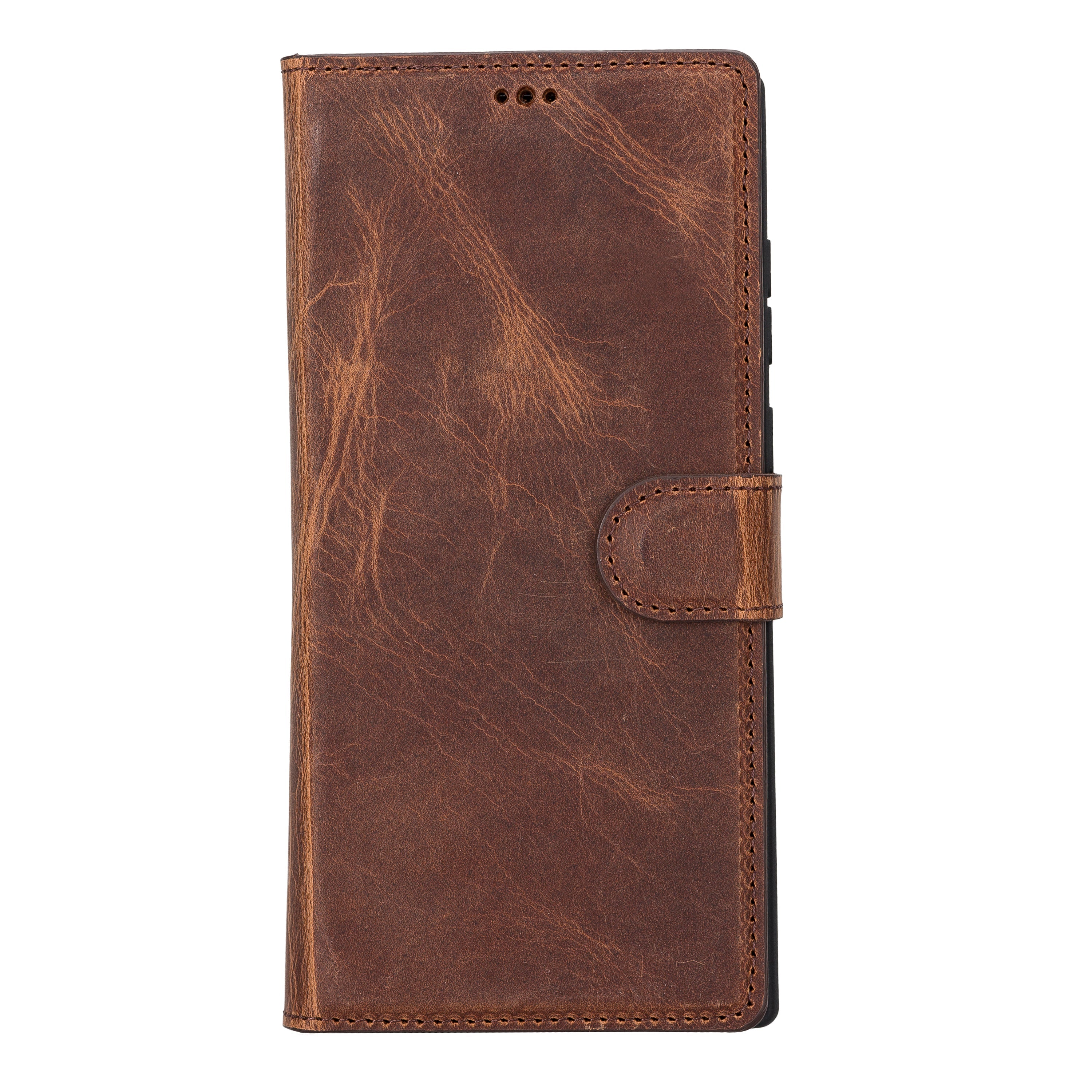 Magic Samsung Galaxy S22 Genuine Leather Detachable Wallet Case
