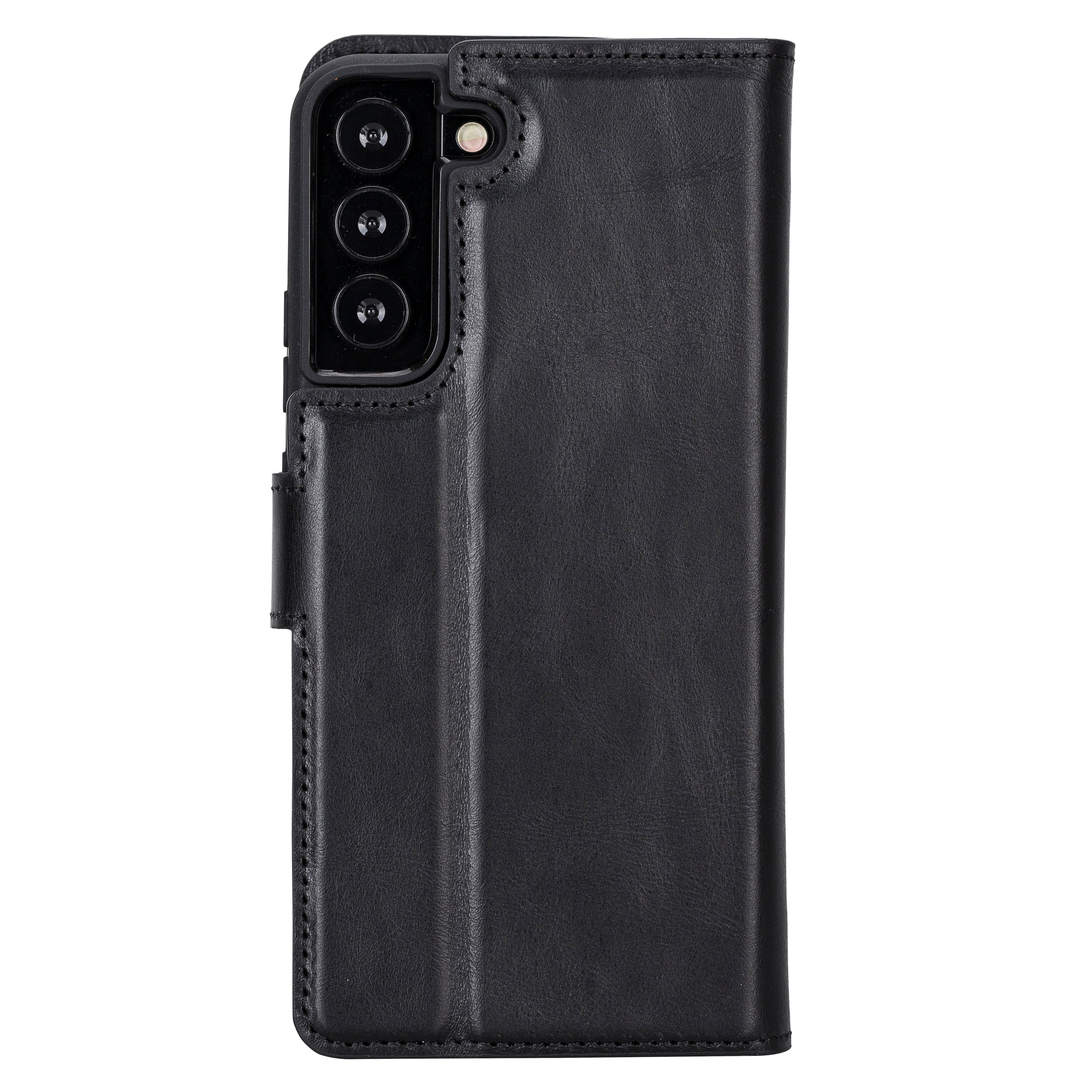 Magic Samsung Galaxy S22 Genuine Leather Detachable Wallet Case
