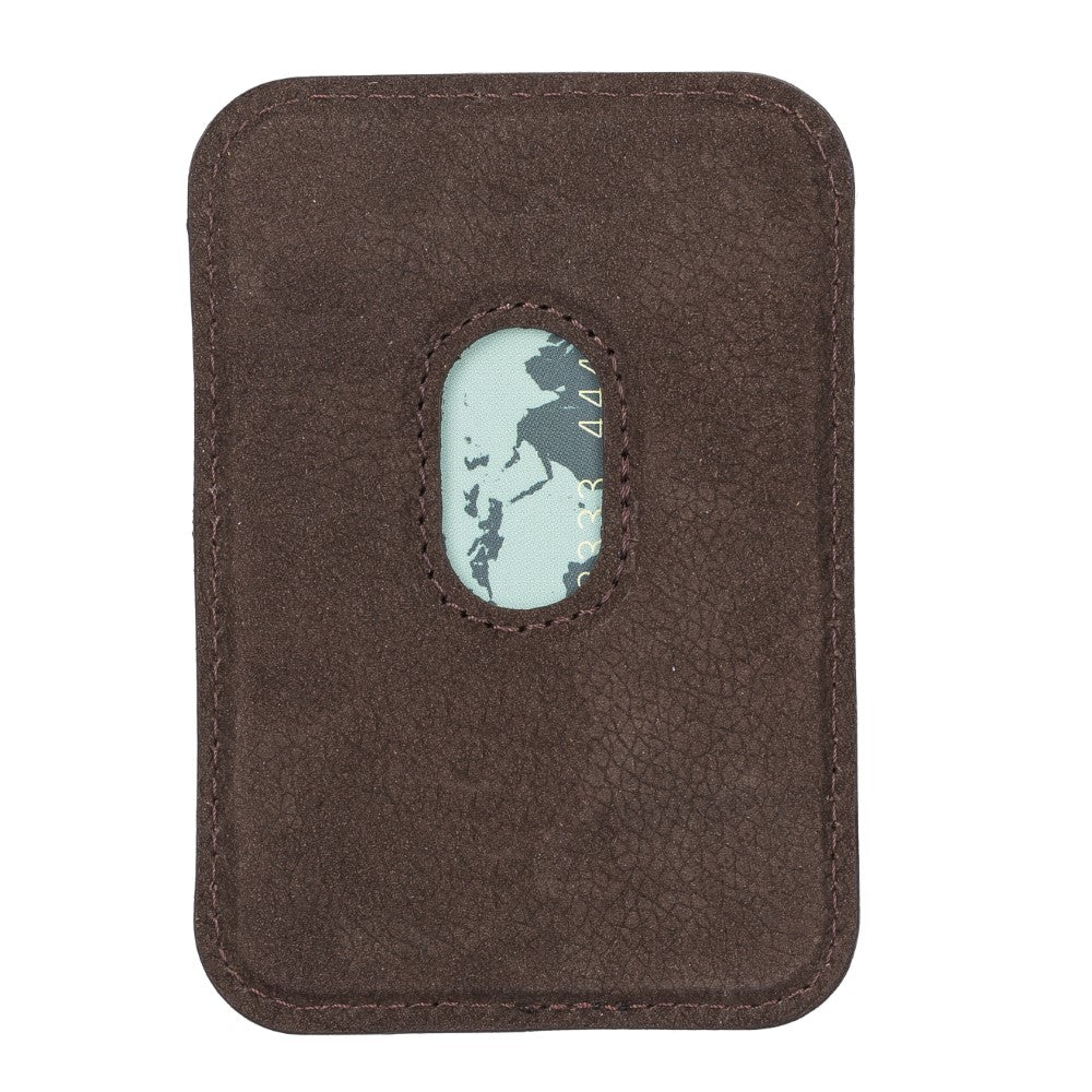Maggy Leather Magnetic Card Holder - saracleather