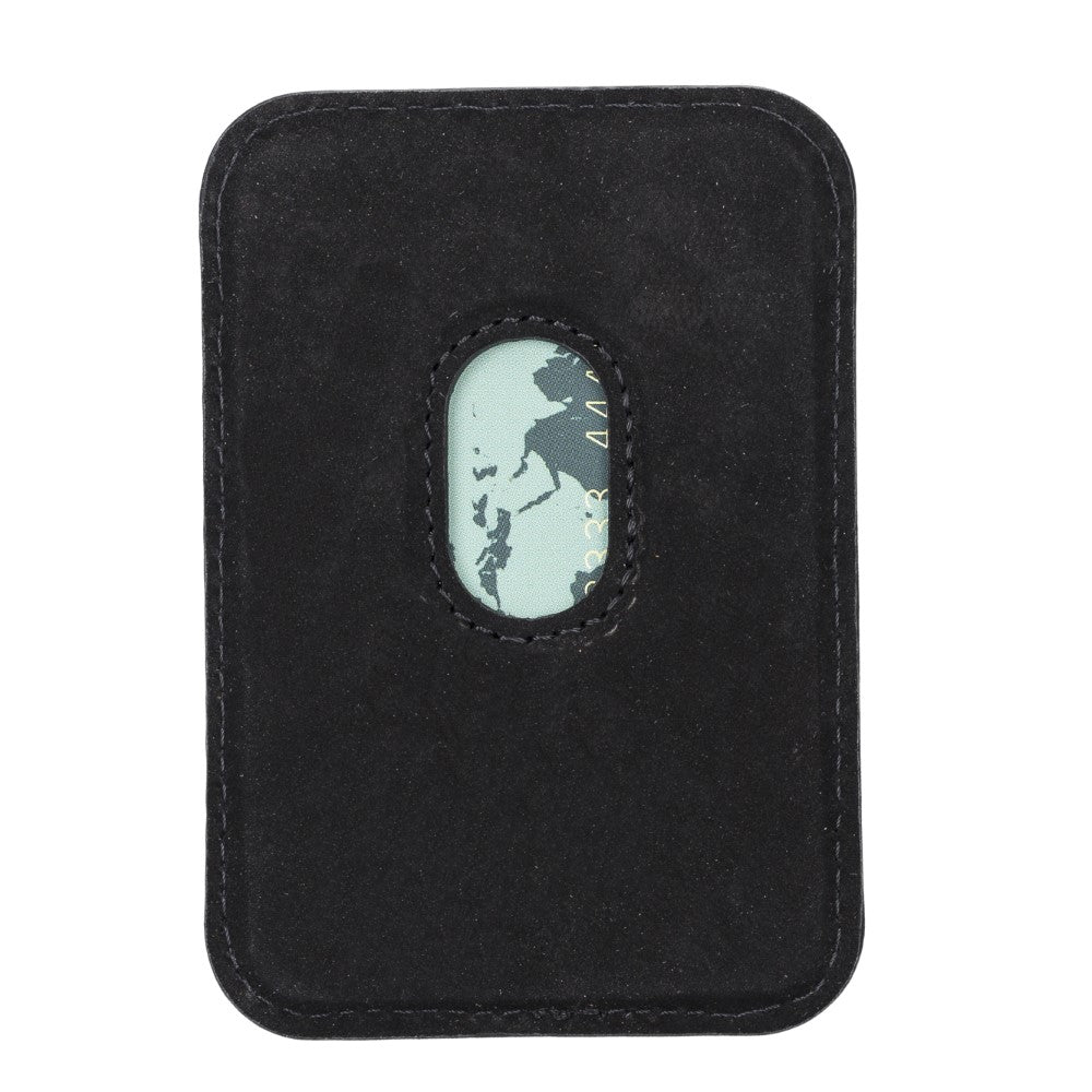 Maggy Leather Magnetic Card Holder - saracleather