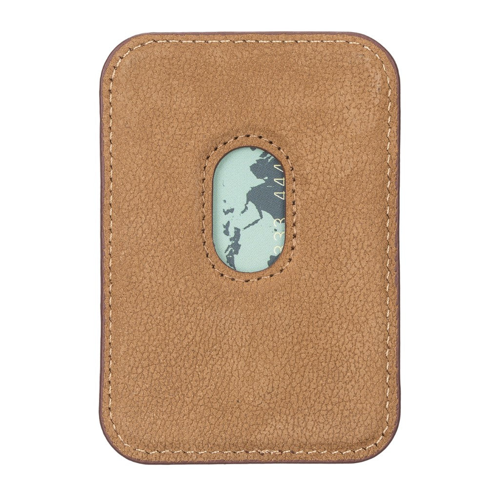 Maggy Leather Magnetic Card Holder - saracleather