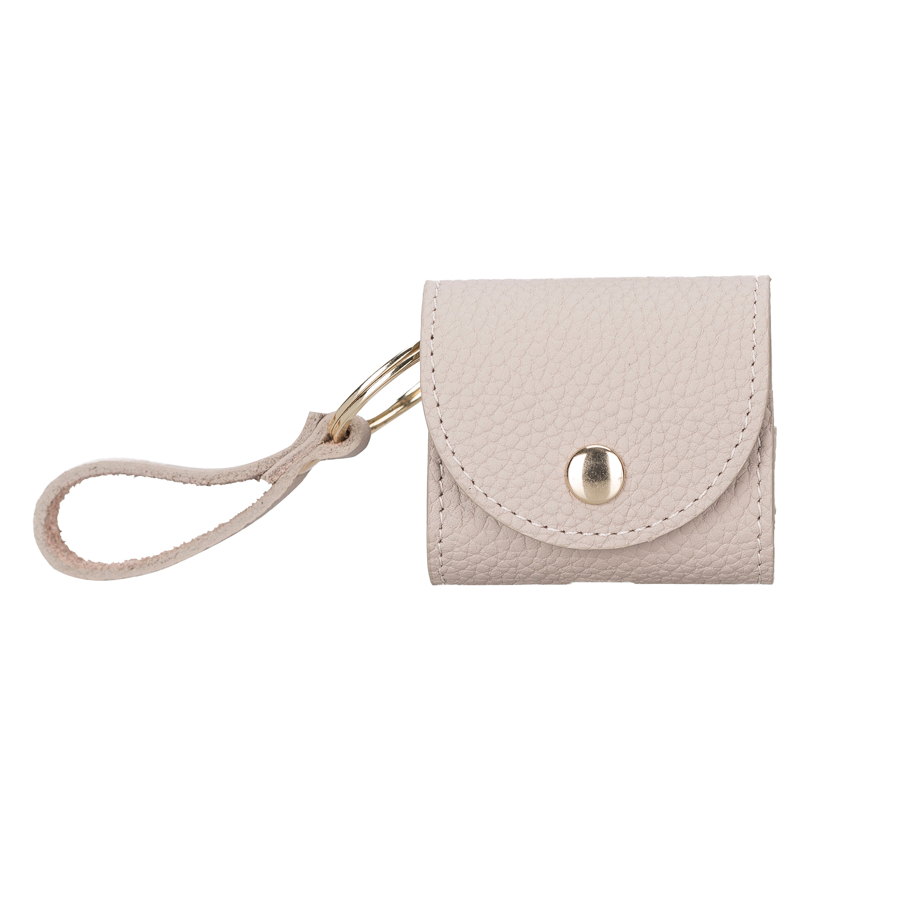 Mai Snap AirPods 3 and AirPods 4 Genuine Leather Case with Hook