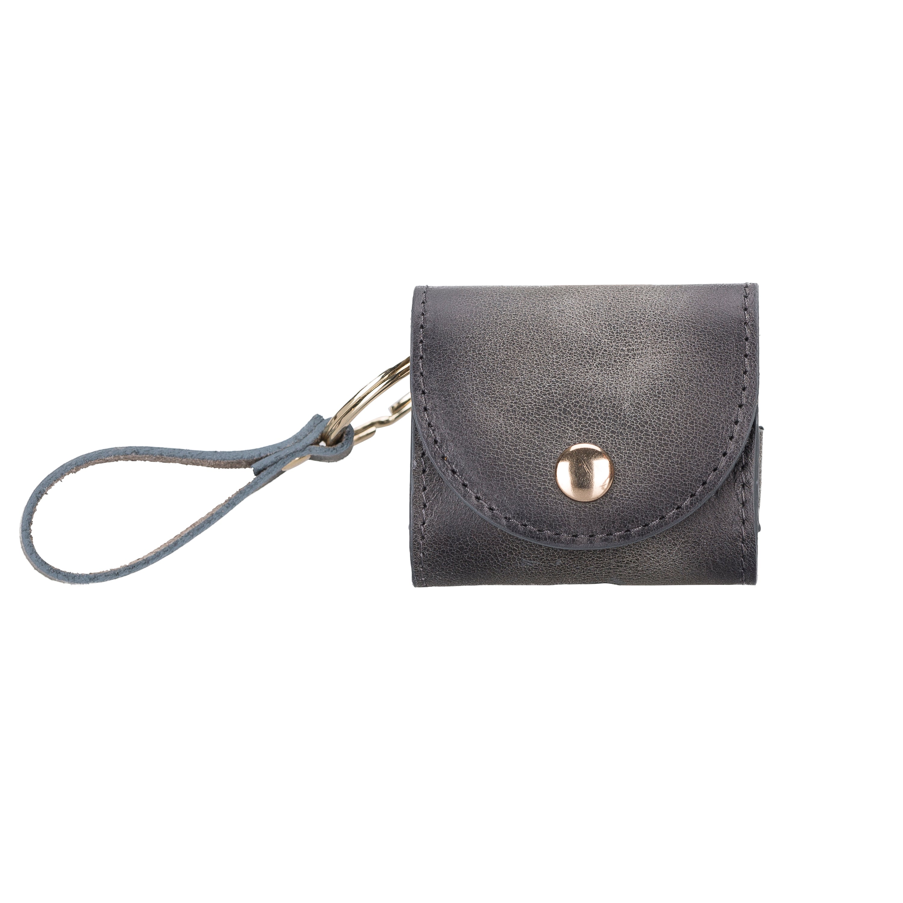 Mai Snap AirPods 3 and AirPods 4 Genuine Leather Case with Hook