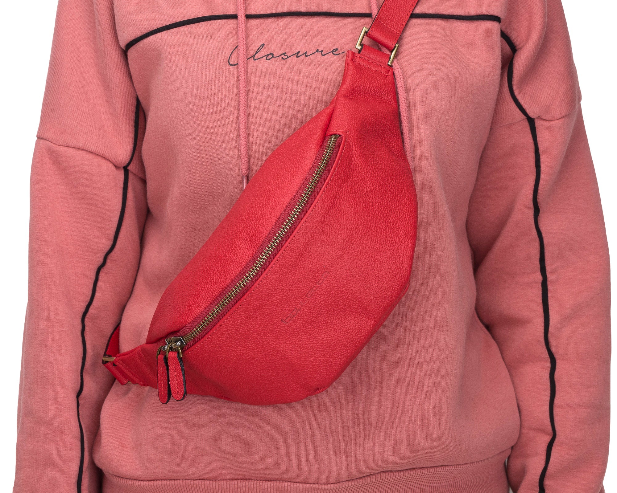 Minoan Genuine Leather Waist Bag