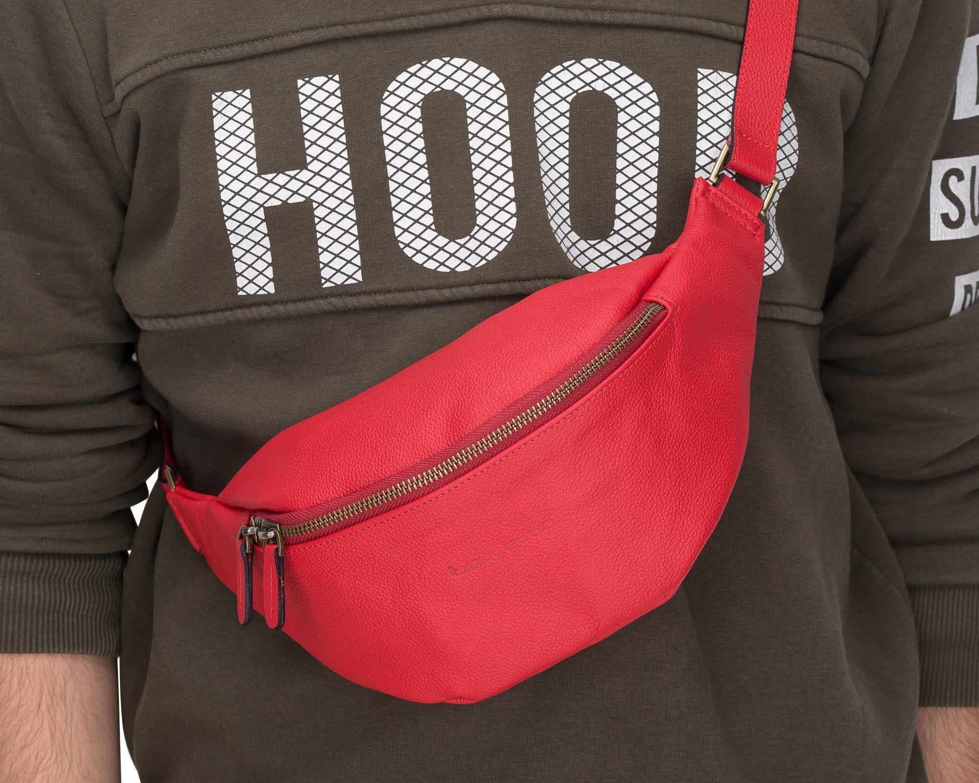 Minoan Genuine Leather Waist Bag