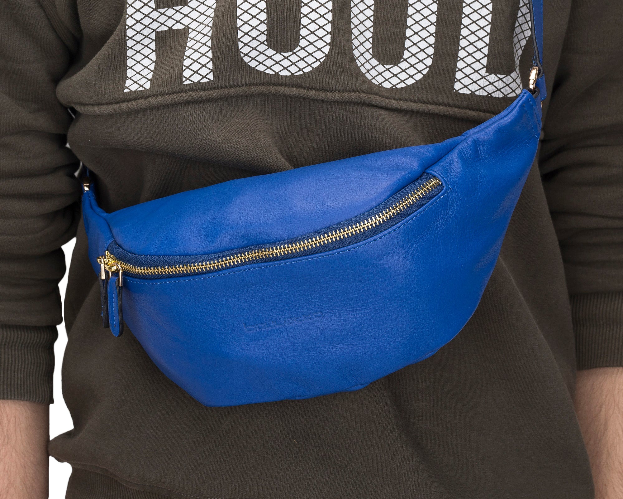 Minoan Genuine Leather Waist Bag