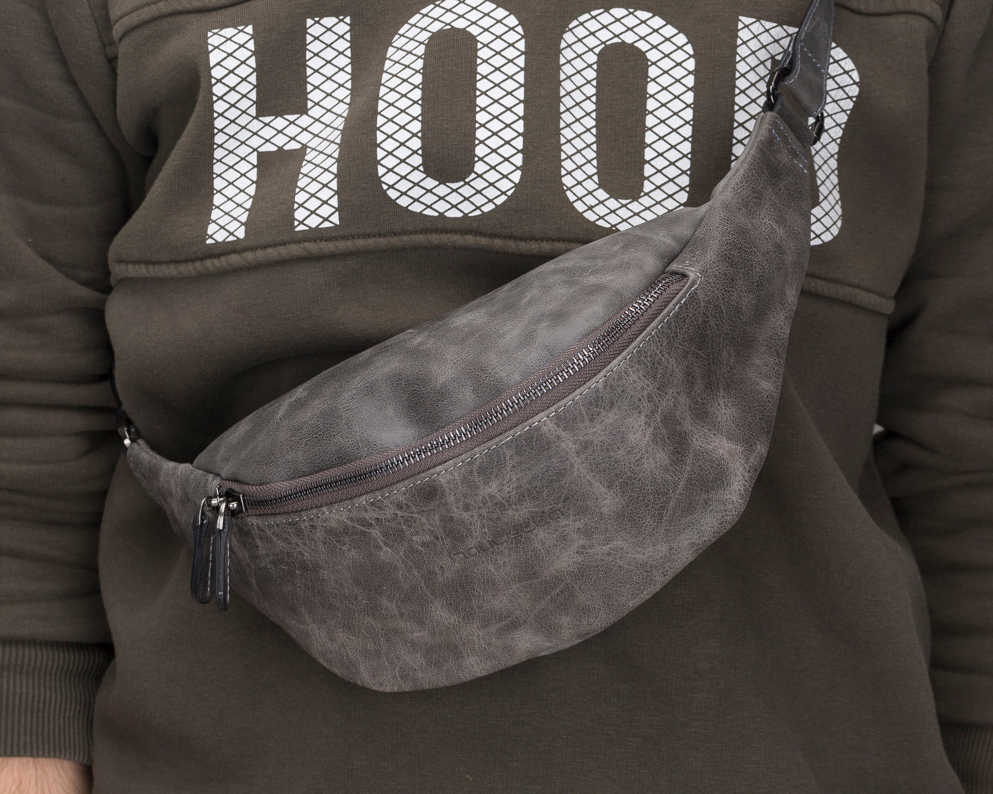 Minoan Genuine Leather Waist Bag