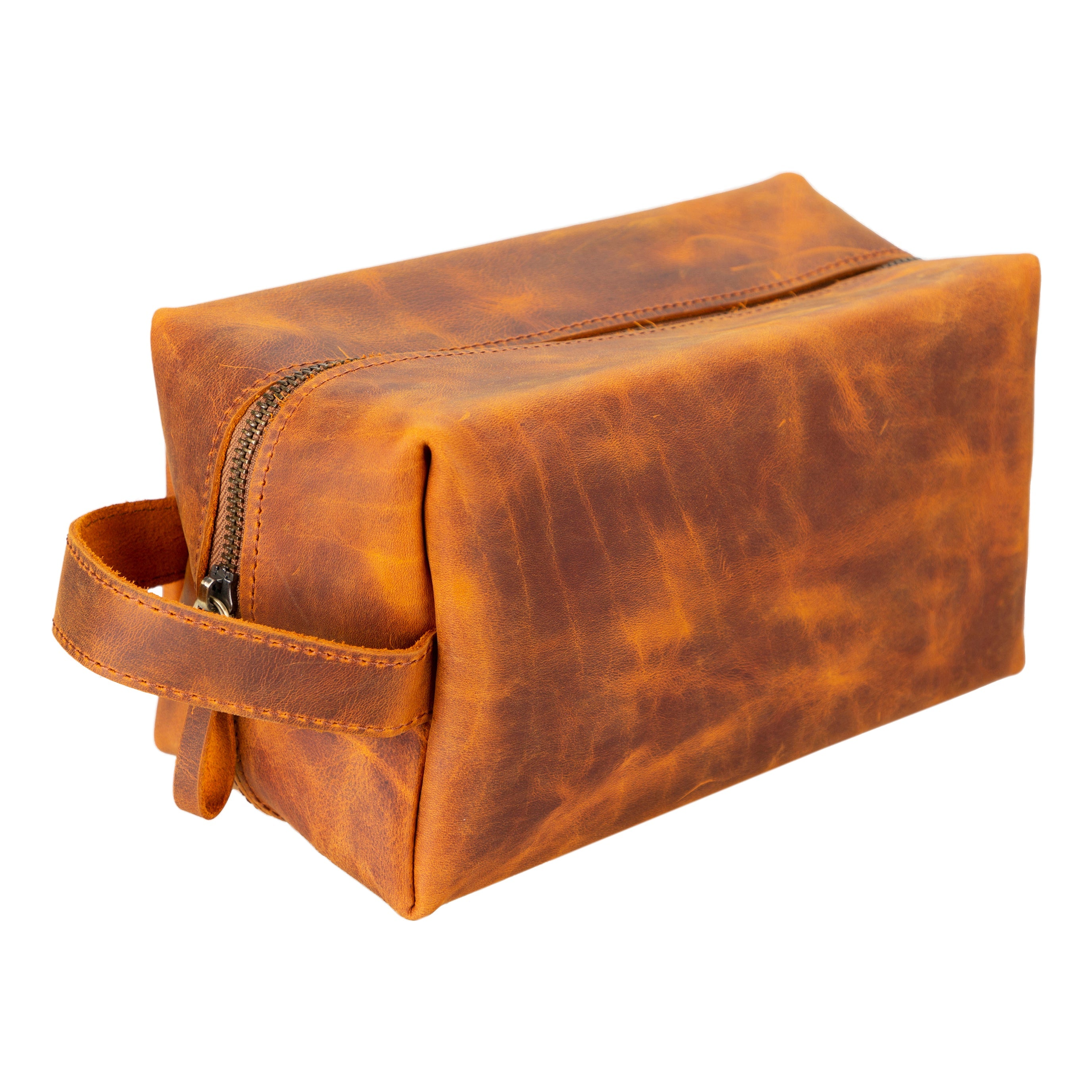 Eve Genuine Leather Dopp Kit, Medium