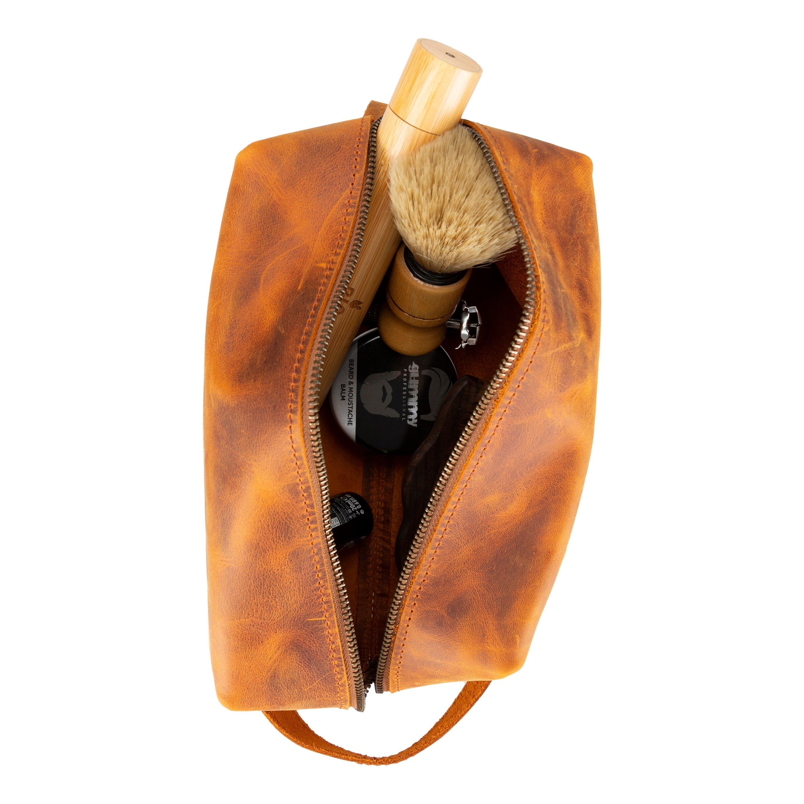 Eve Genuine Leather Dopp Kit, X Large