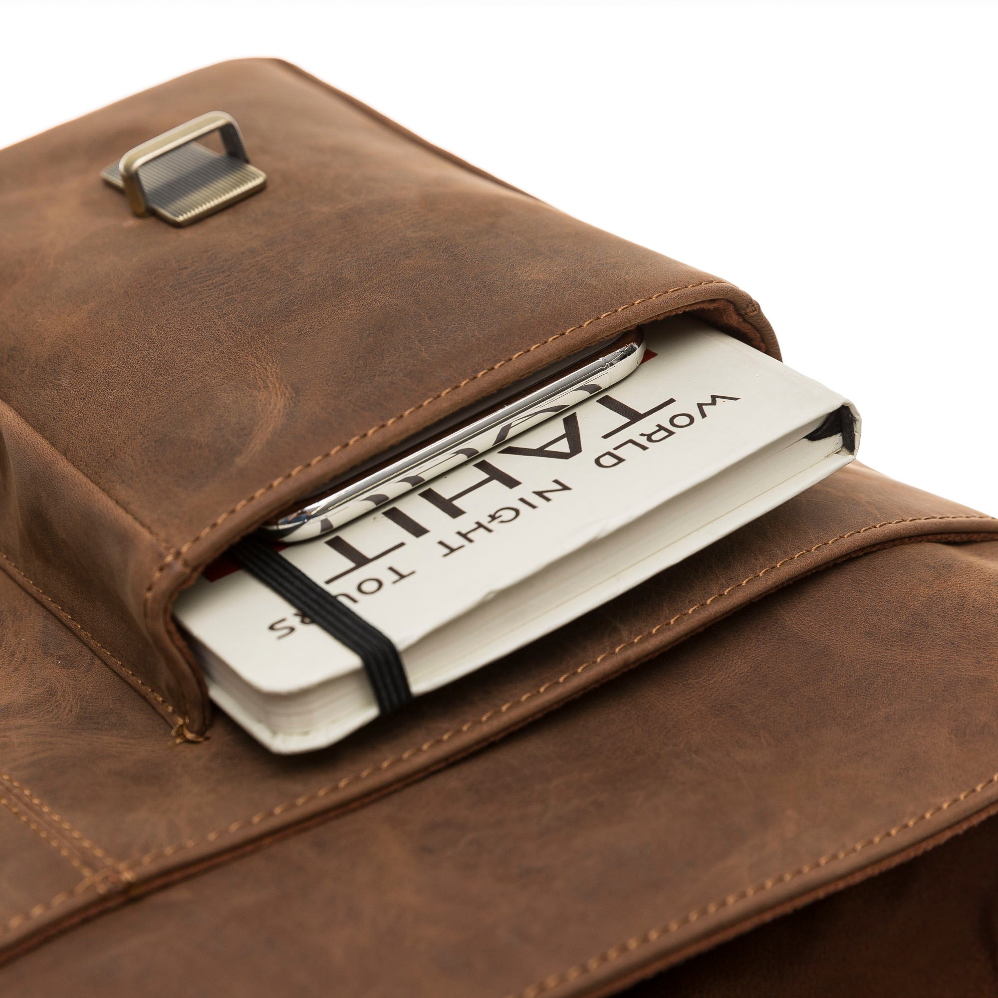 Olympus Genuine Leather Business Briefcase / Laptop Case