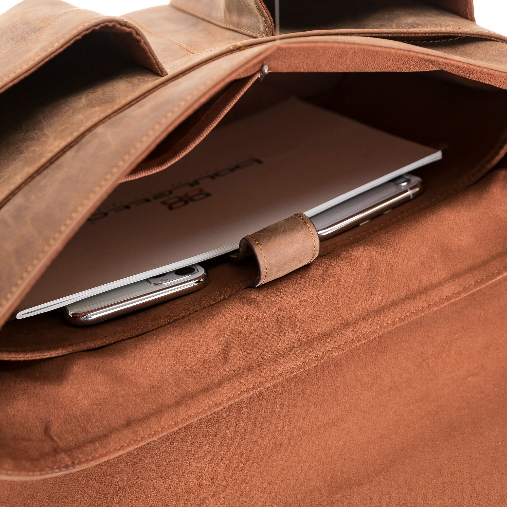 Olympus Genuine Leather Business Briefcase / Laptop Case