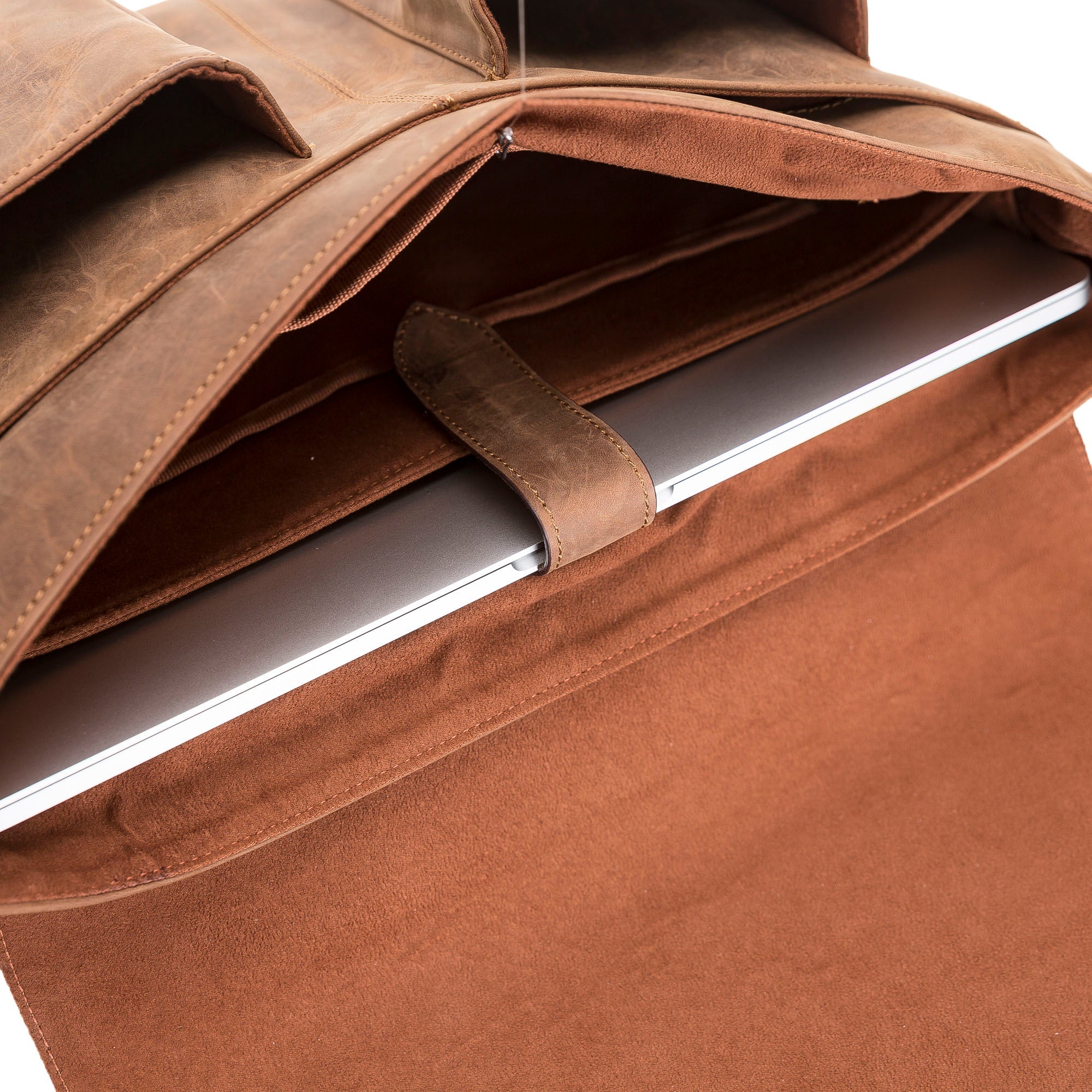 Olympus Genuine Leather Business Briefcase / Laptop Case