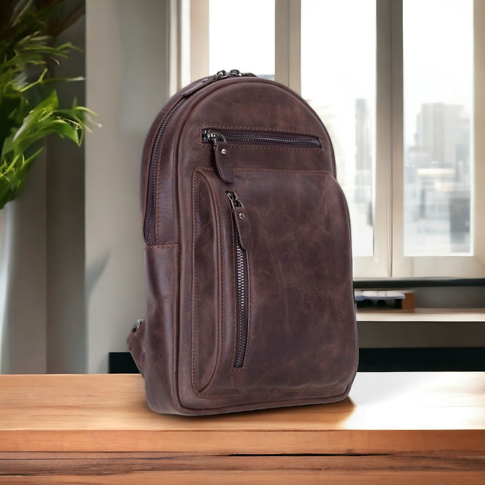 Blake Genuine Leather Crossbody Bag