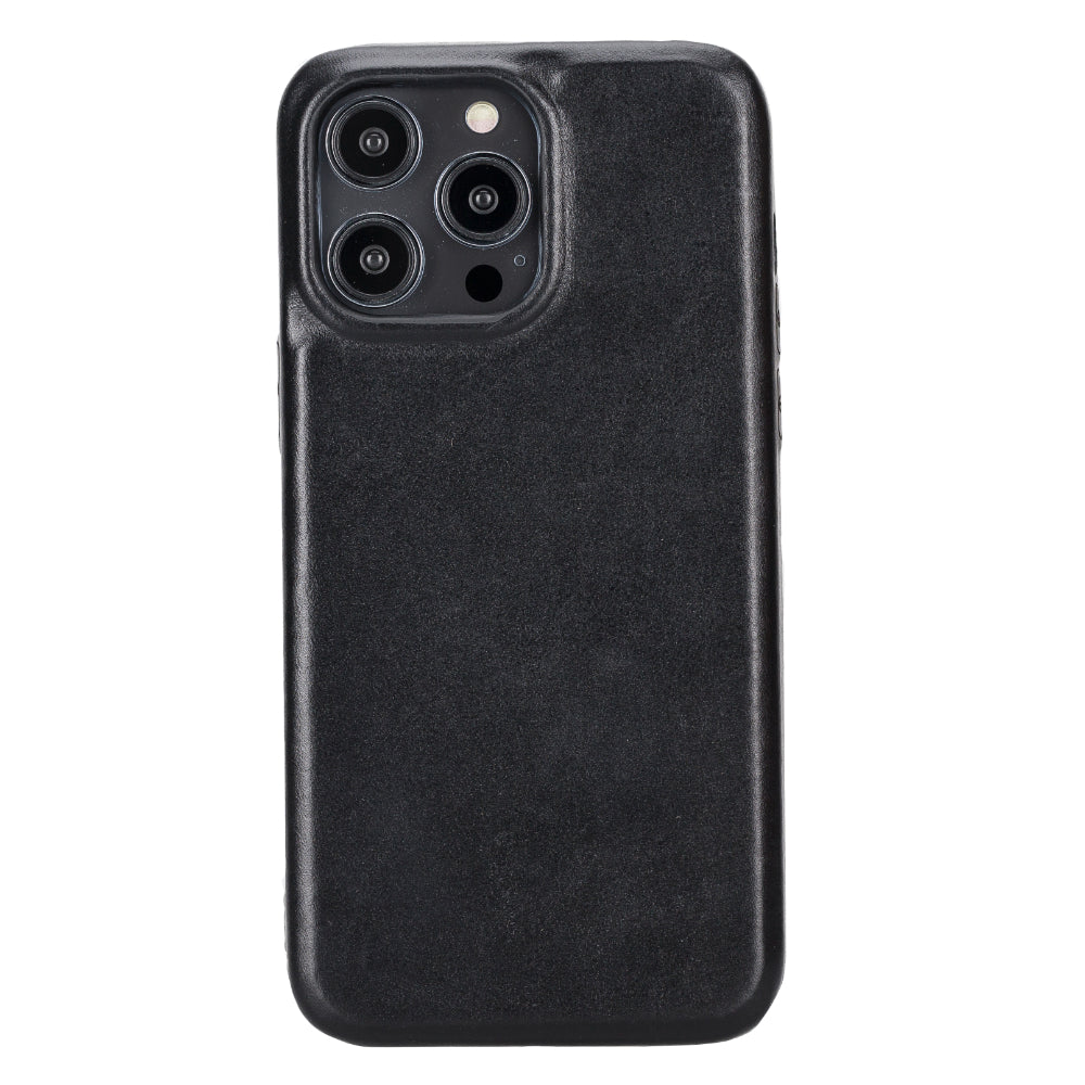 Rock Cover iPhone 15 Pro Genuine Leather Case