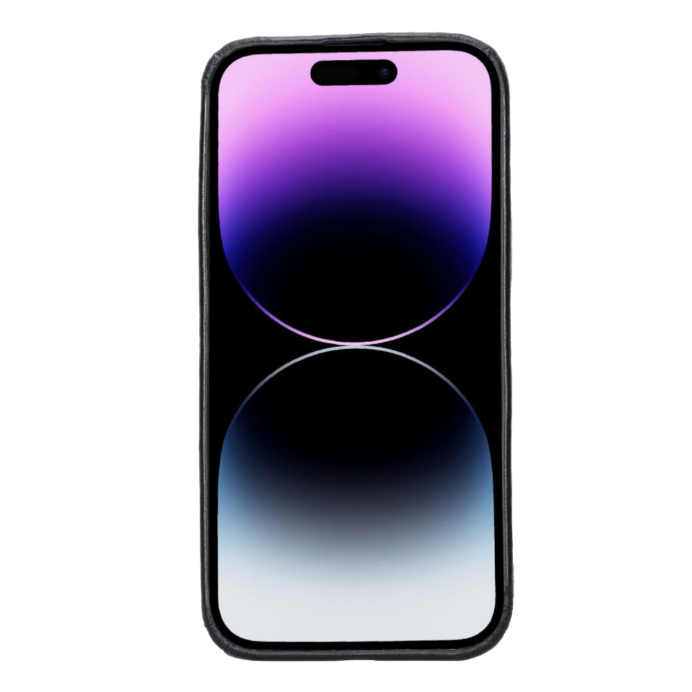 Rock Cover iPhone 15 Pro Genuine Leather Case