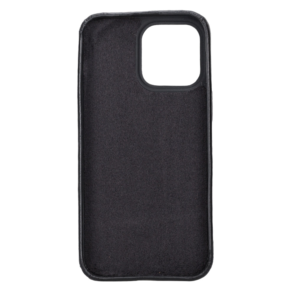 Rock Cover iPhone 15 Pro Genuine Leather Case