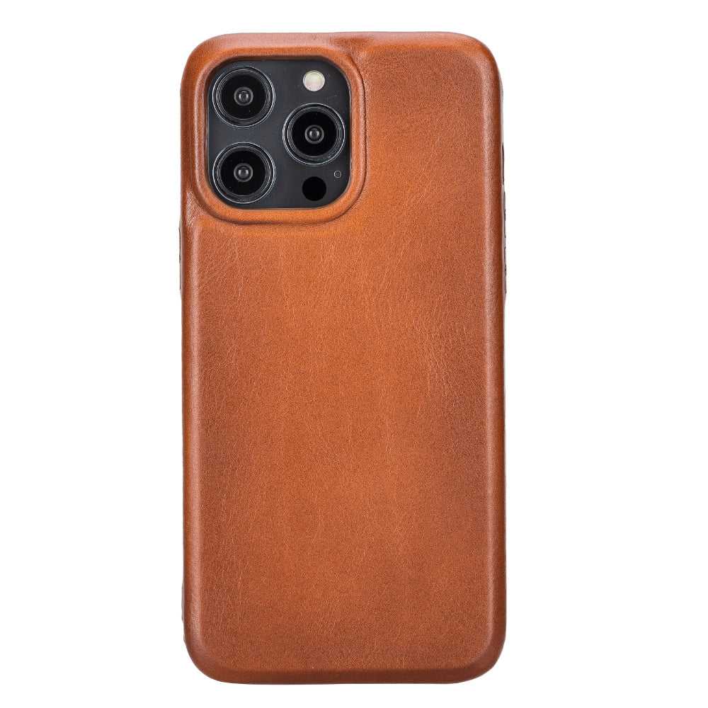 Rock Cover iPhone 15 Pro Genuine Leather Case