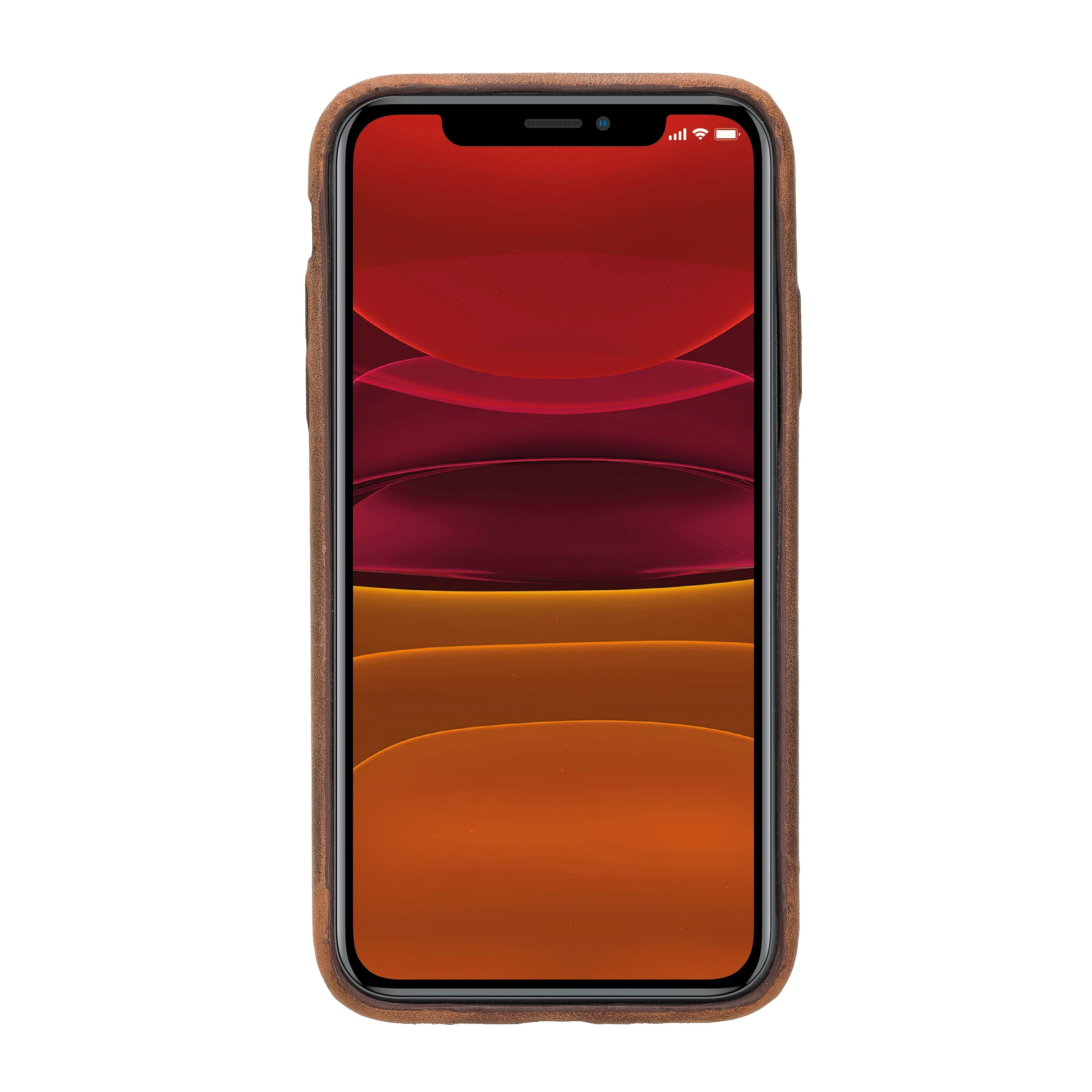 Rock Cover iPhone 11 Hakiki Deri Kılıf
