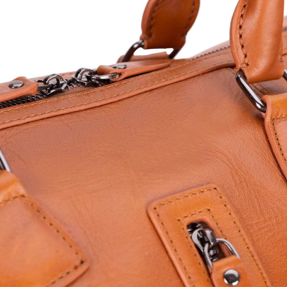 Dolly Genuine Leather Weekend Duffle Bag