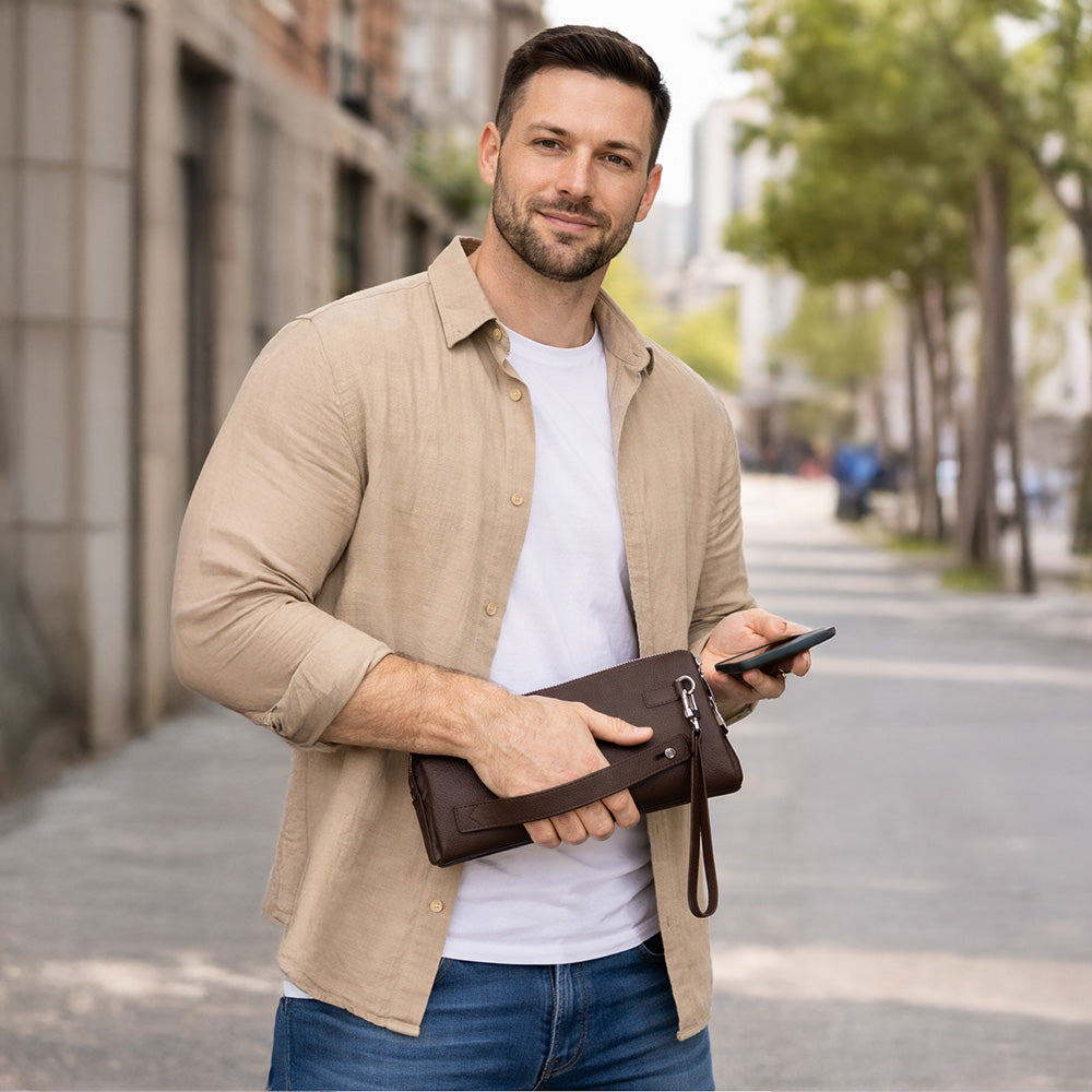 Lupus Hakiki Deri El Çantası