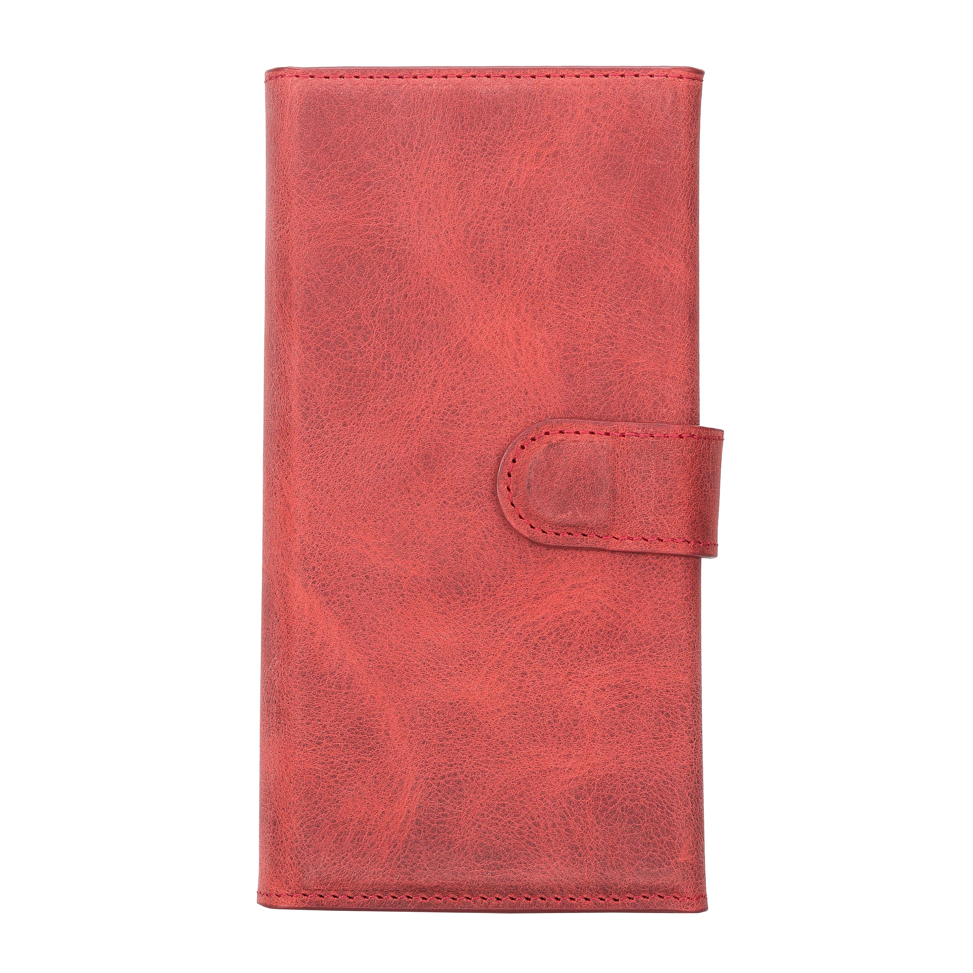 Santa iPhone 14 Pro Max Genuine Leather Detachable Wallet Case
