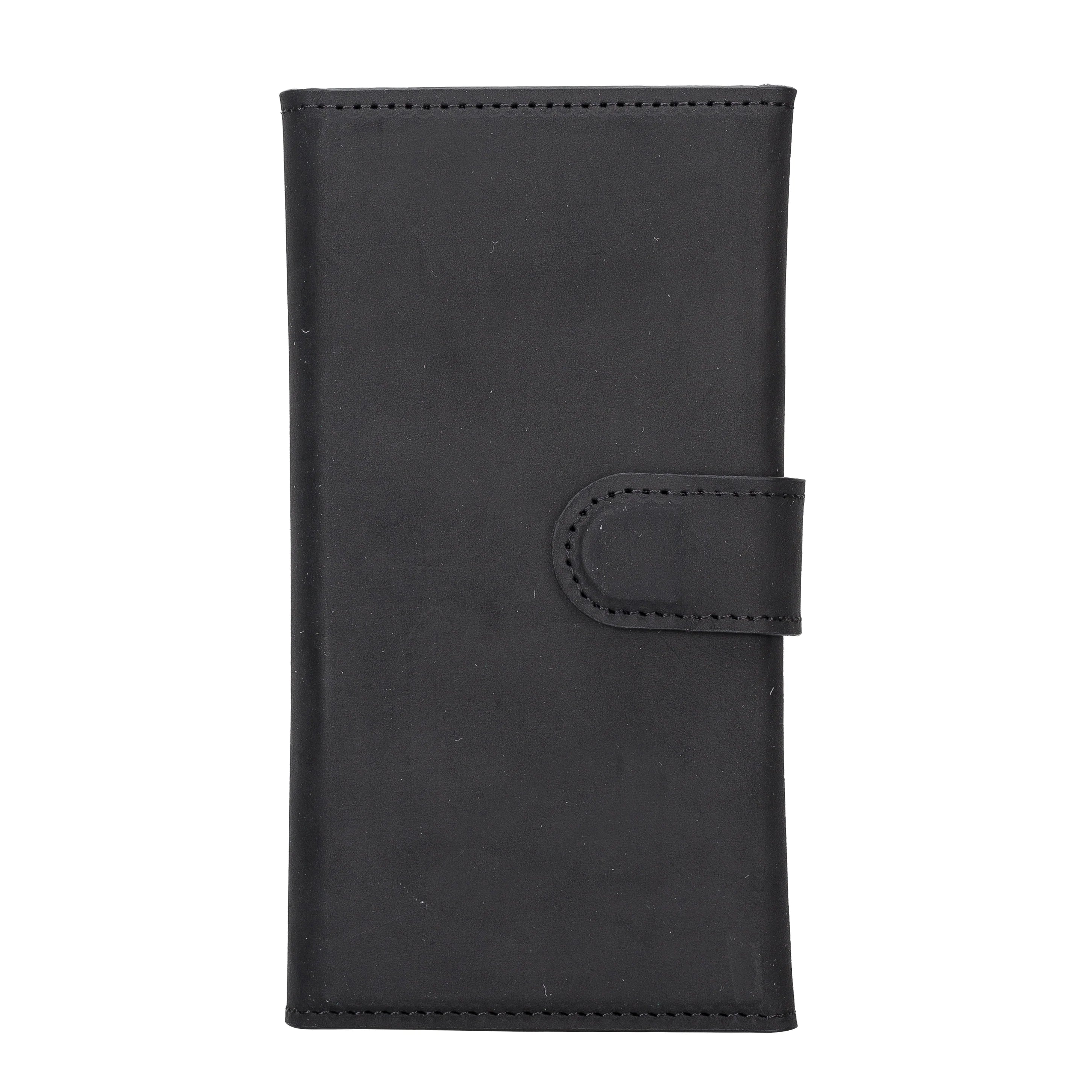 Santa iPhone 14 Pro Genuine Leather Detachable Wallet Case