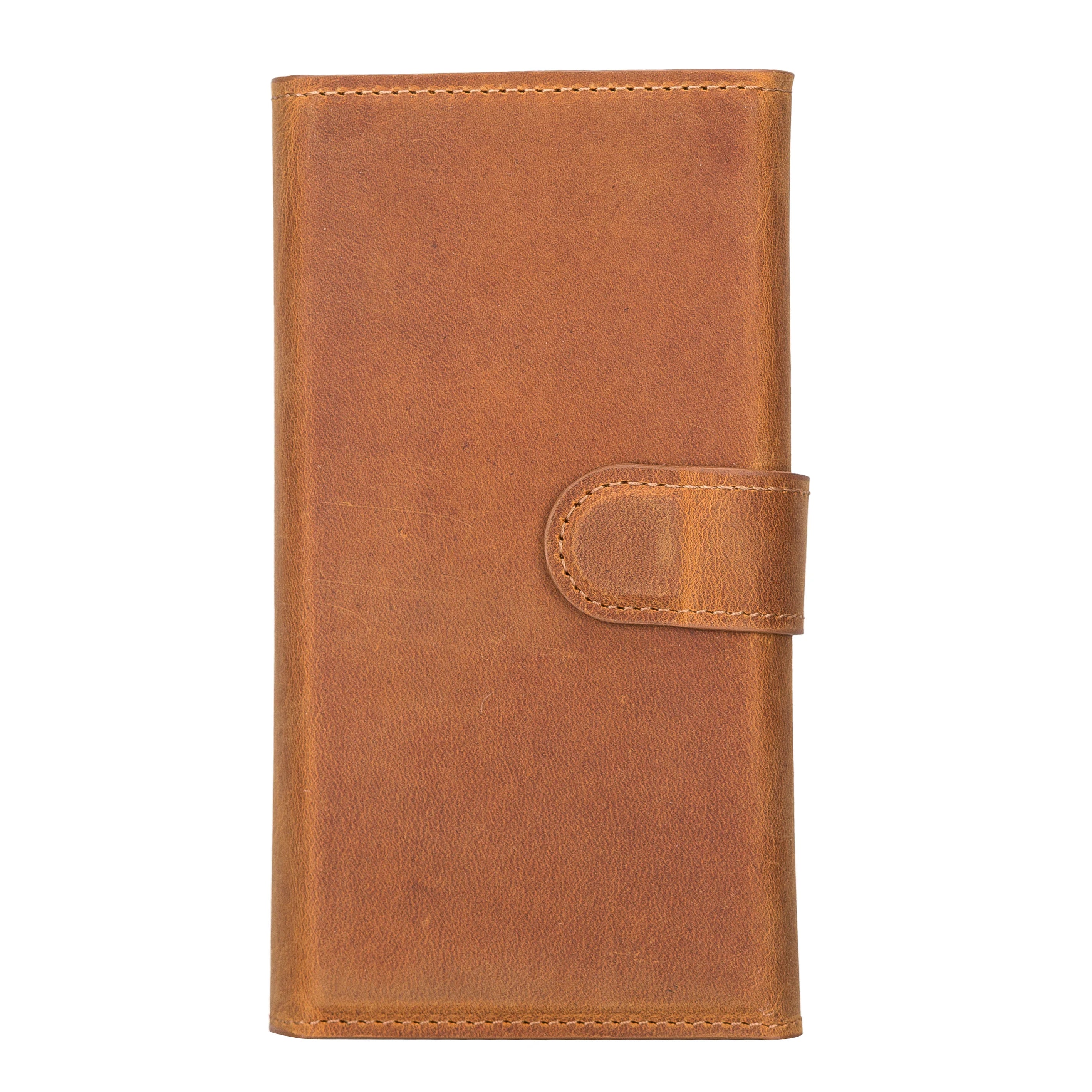 Santa iPhone 14 Pro Genuine Leather Detachable Wallet Case