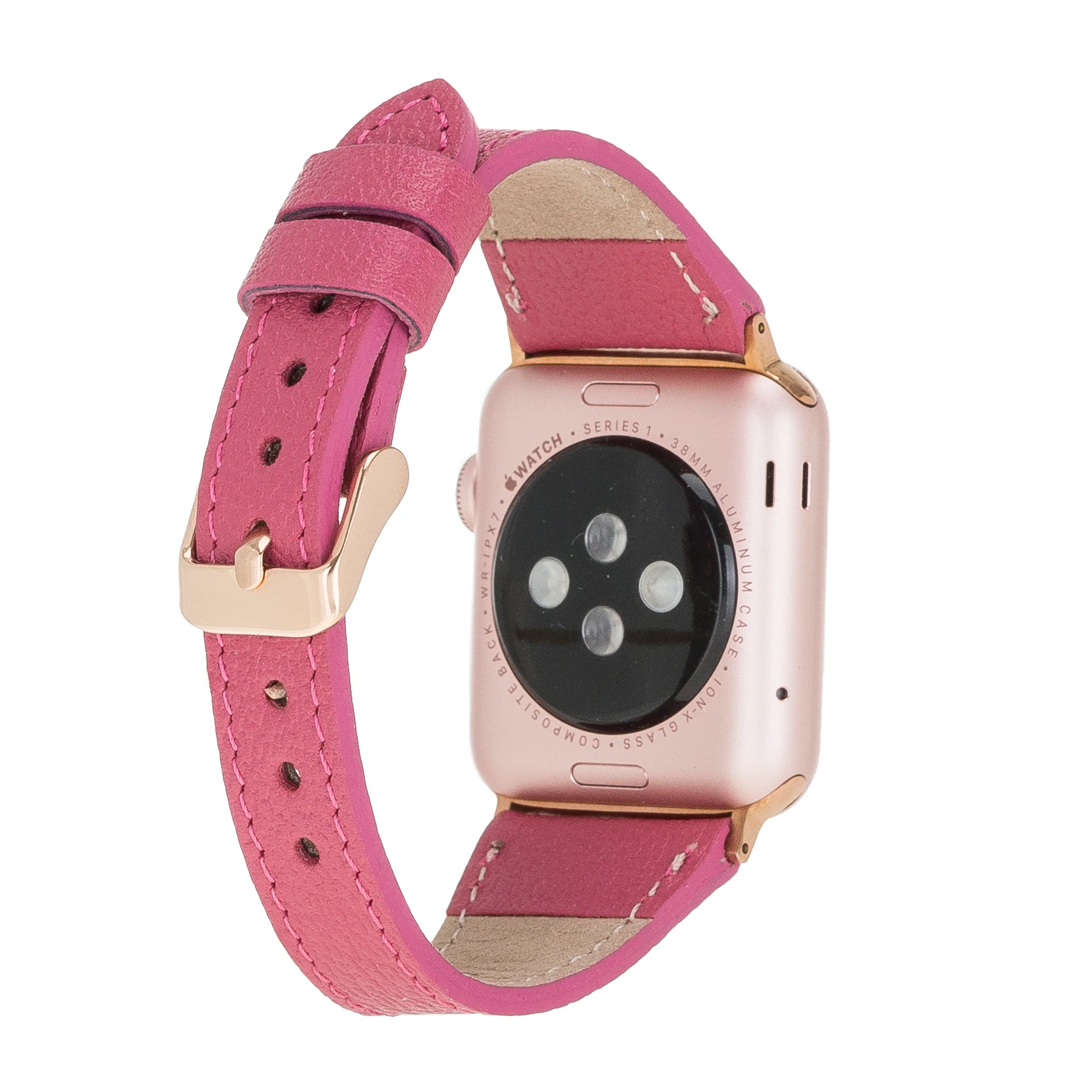 Slim Genuine Leather Apple Watch Band