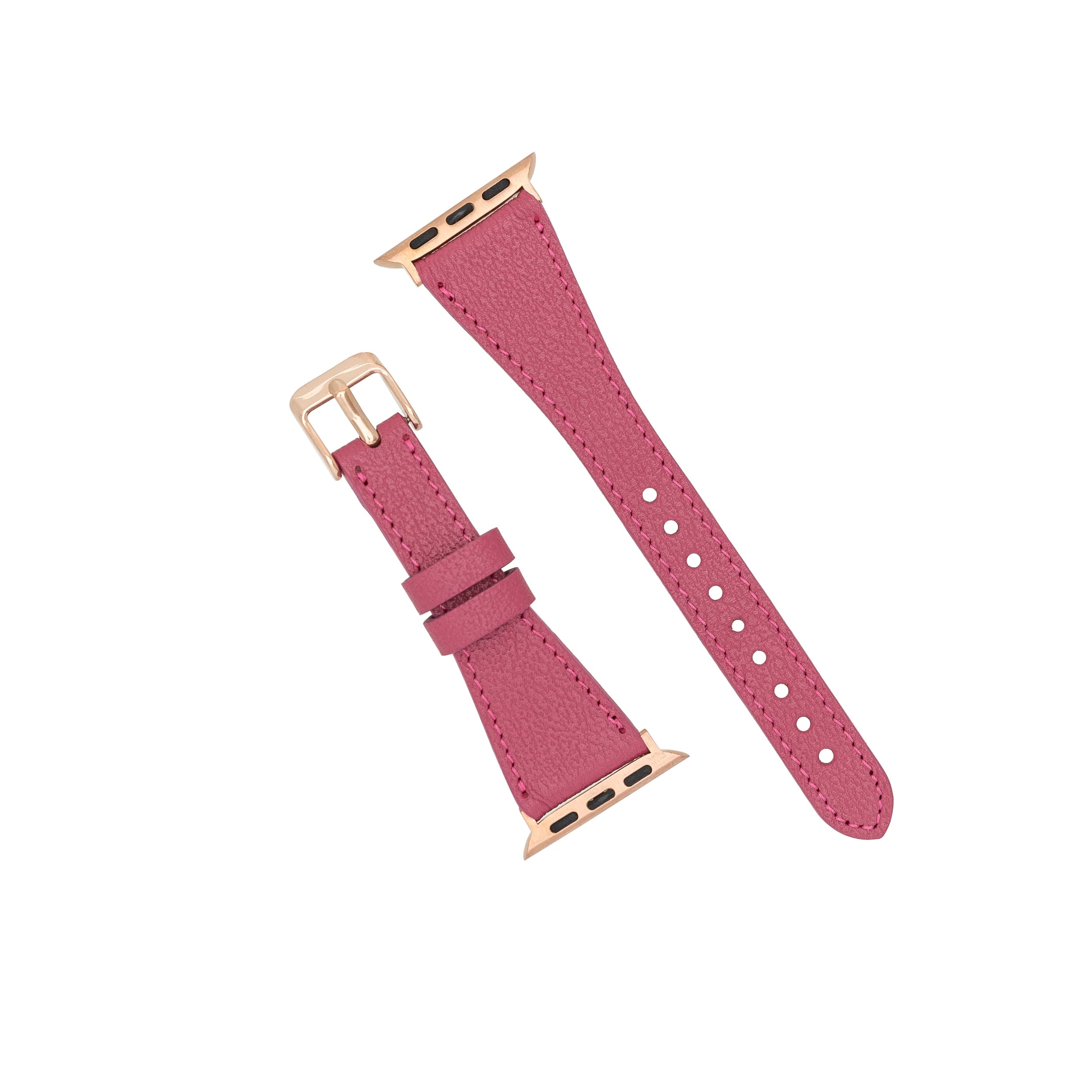 Slim Genuine Leather Apple Watch Band