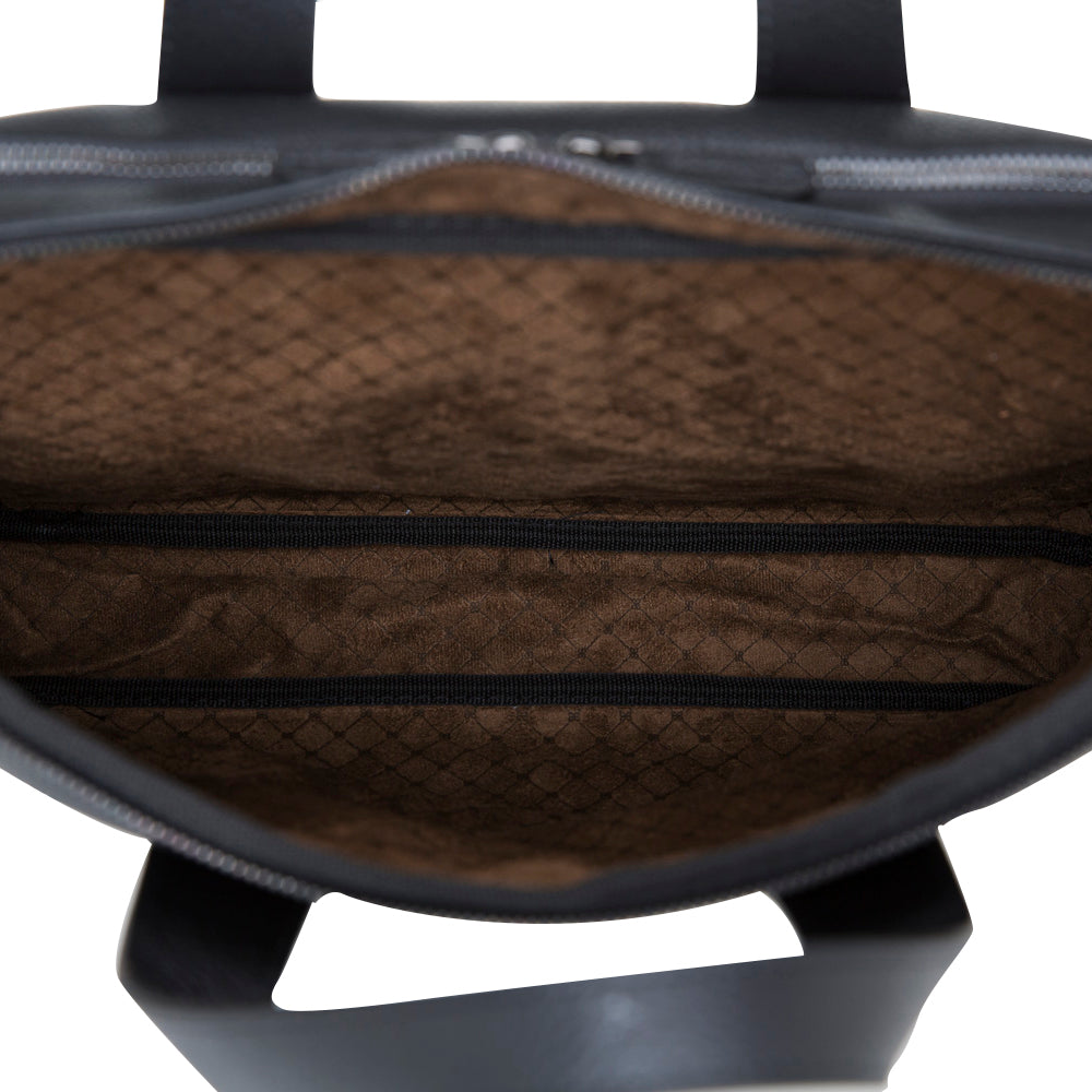 Luxentra Genuine Leather Business Briefcase / Laptop Case 16"