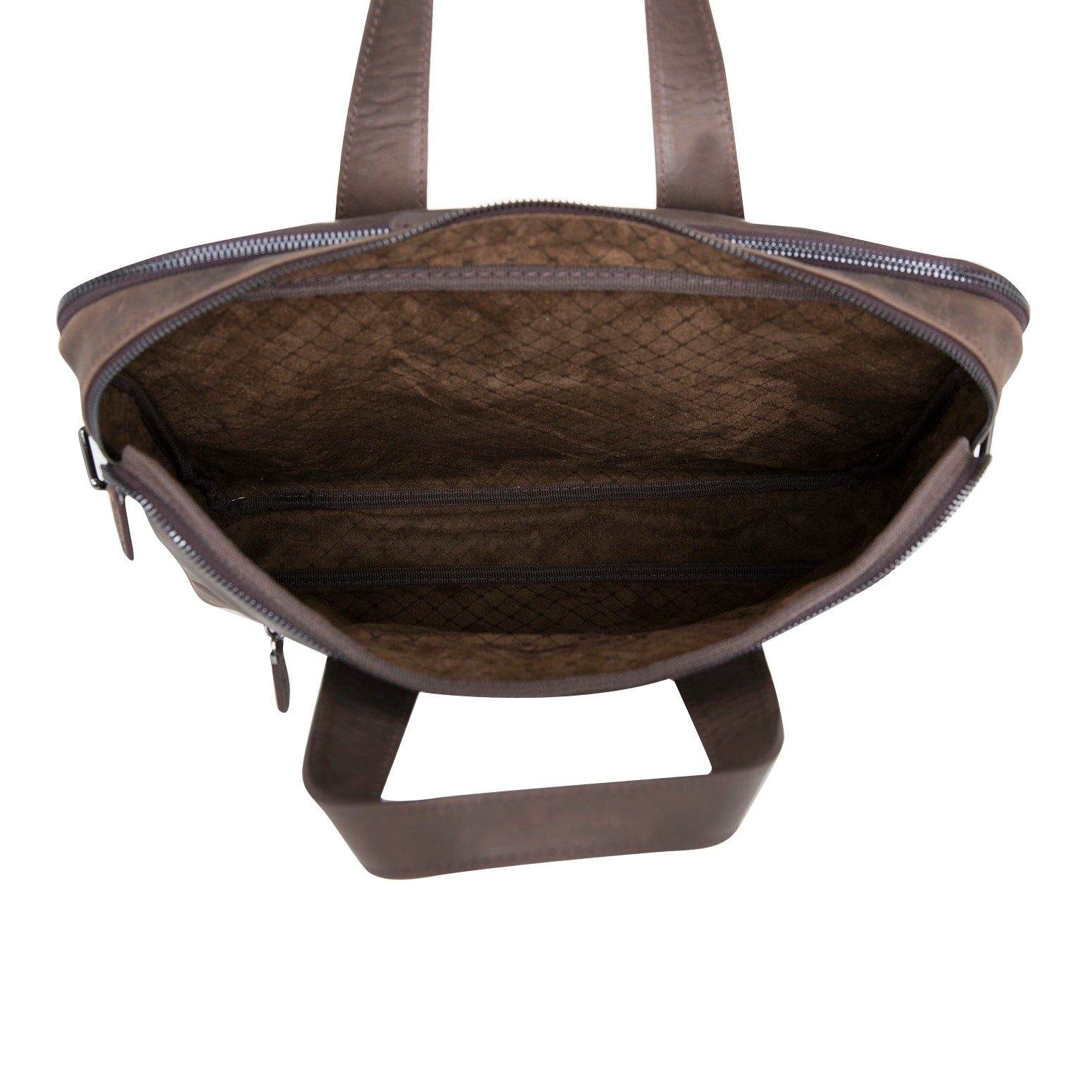 Luxentra Genuine Leather Business Briefcase / Laptop Case 16"