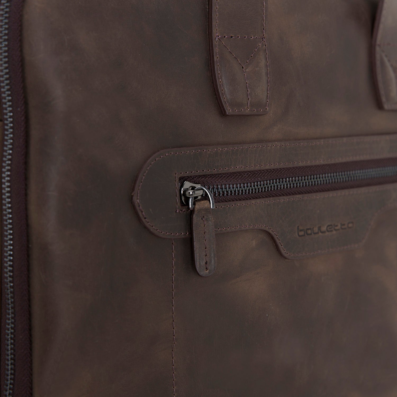 Luxentra Genuine Leather Business Briefcase / Laptop Case 16"