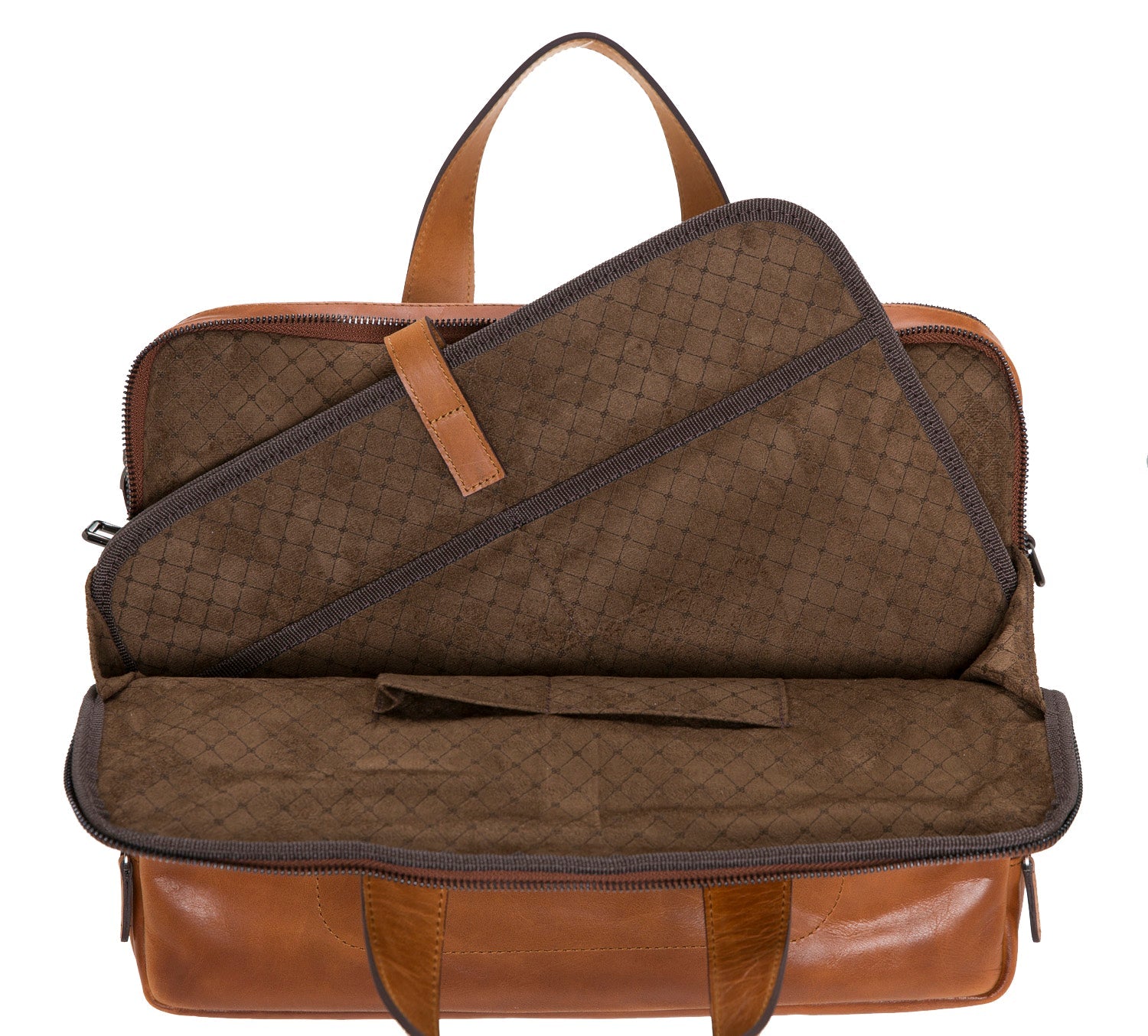 Luxentra Genuine Leather Business Briefcase / Laptop Case 16"