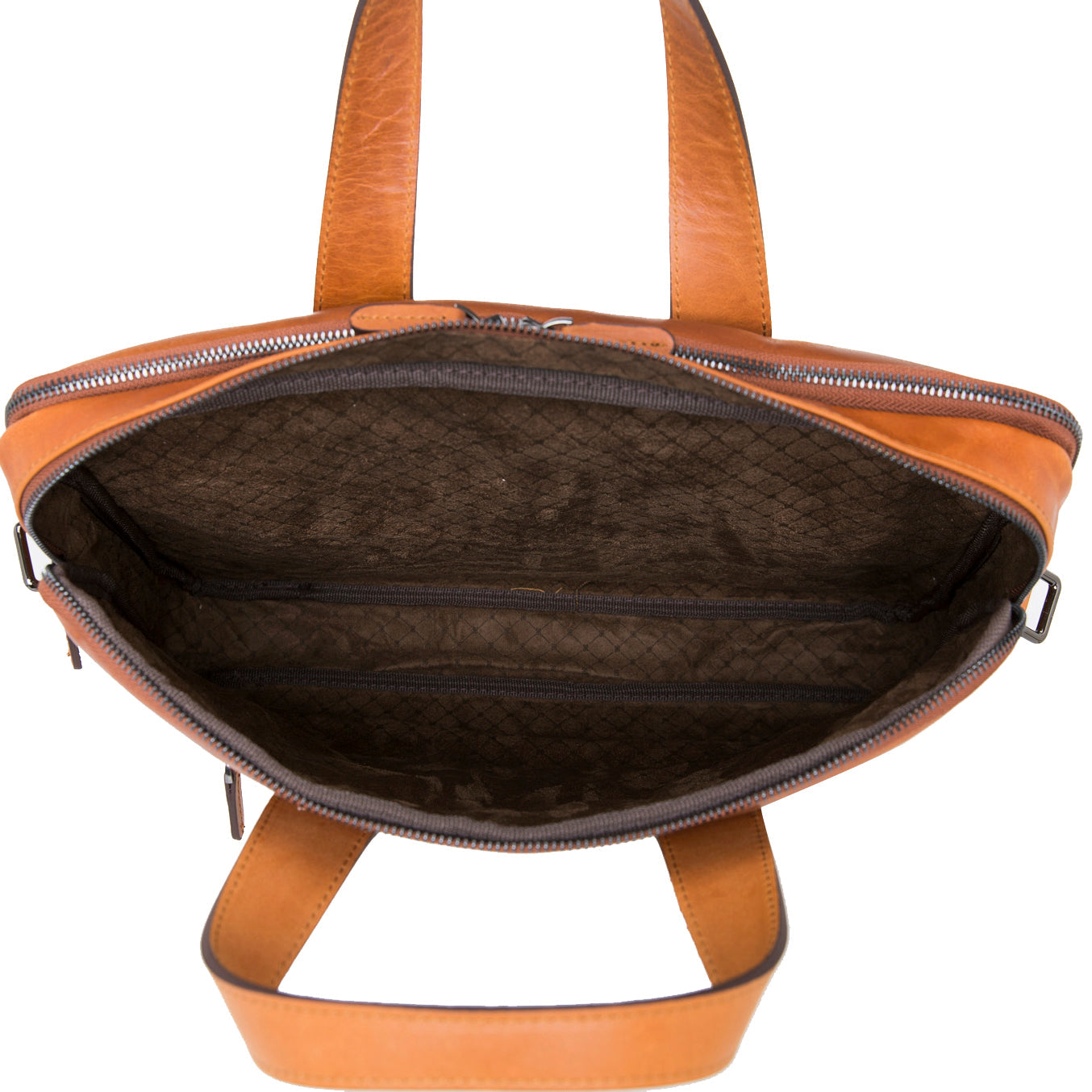 Luxentra Genuine Leather Business Briefcase / Laptop Case 16"