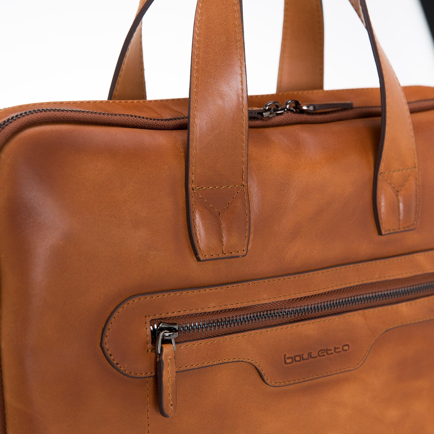 Luxentra Genuine Leather Business Briefcase / Laptop Case 16"