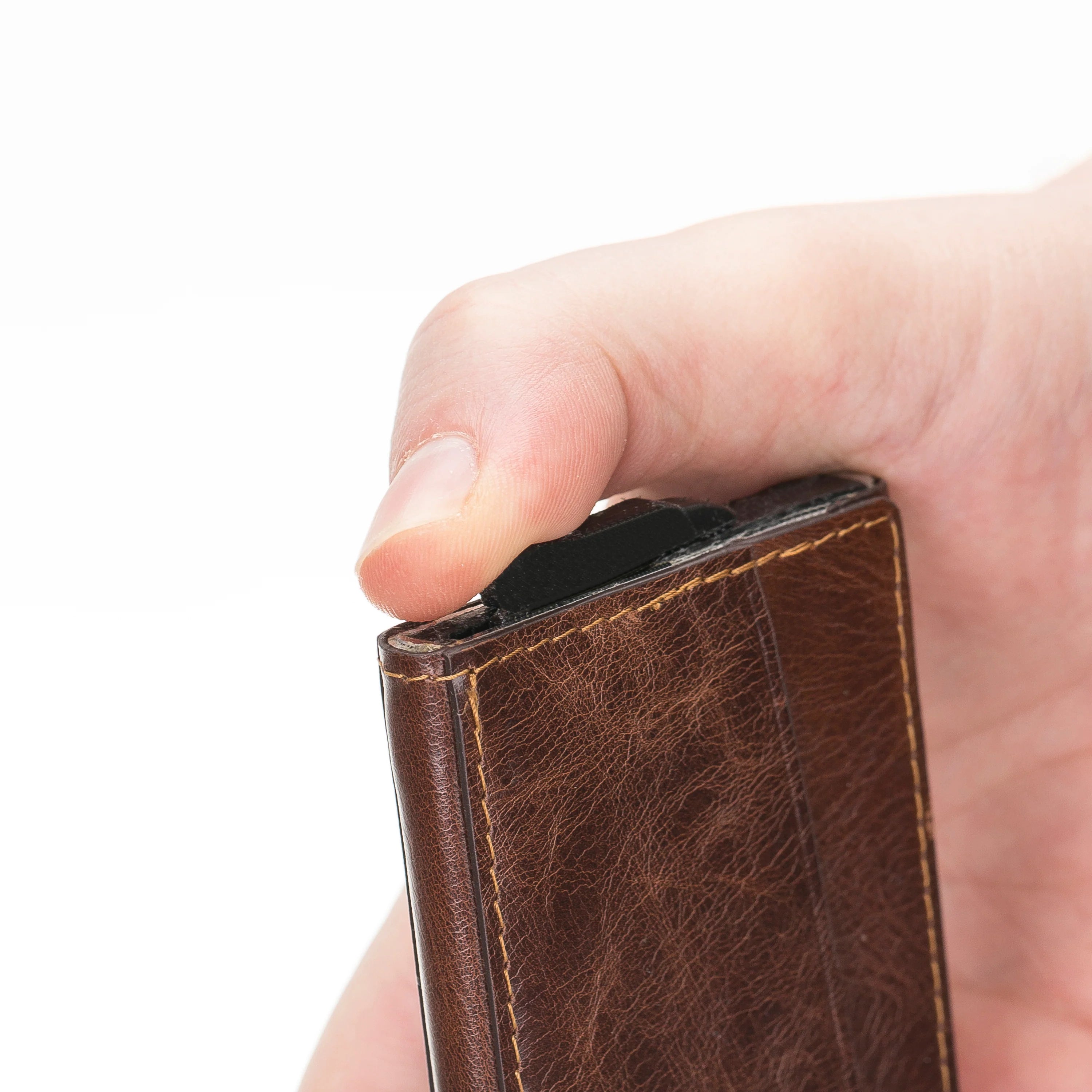 Torres Genuine Leather Pop-up Card Holder