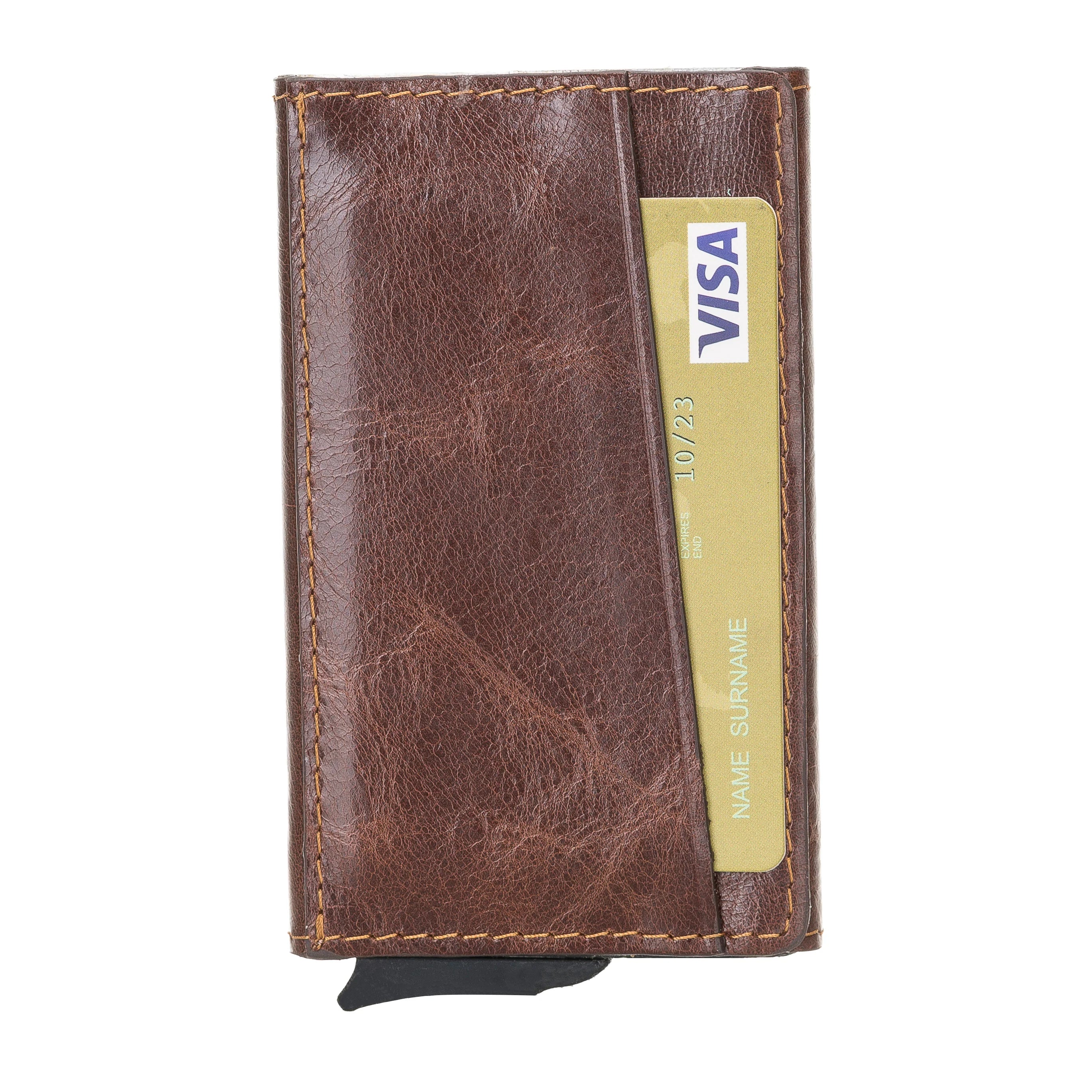 Torres Genuine Leather Pop-up Card Holder